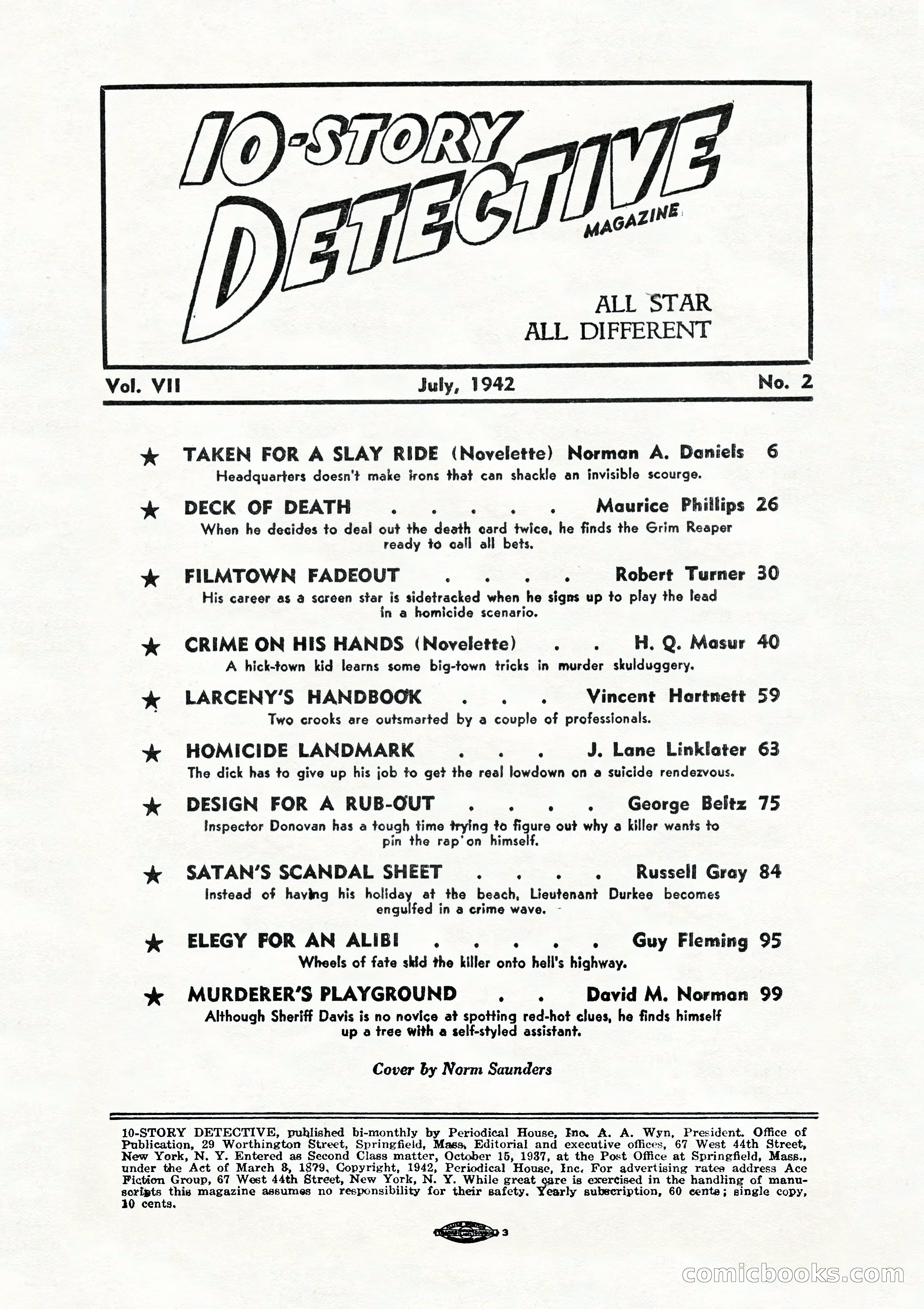 10-Story Detective, July 1942 — page 4 of 116