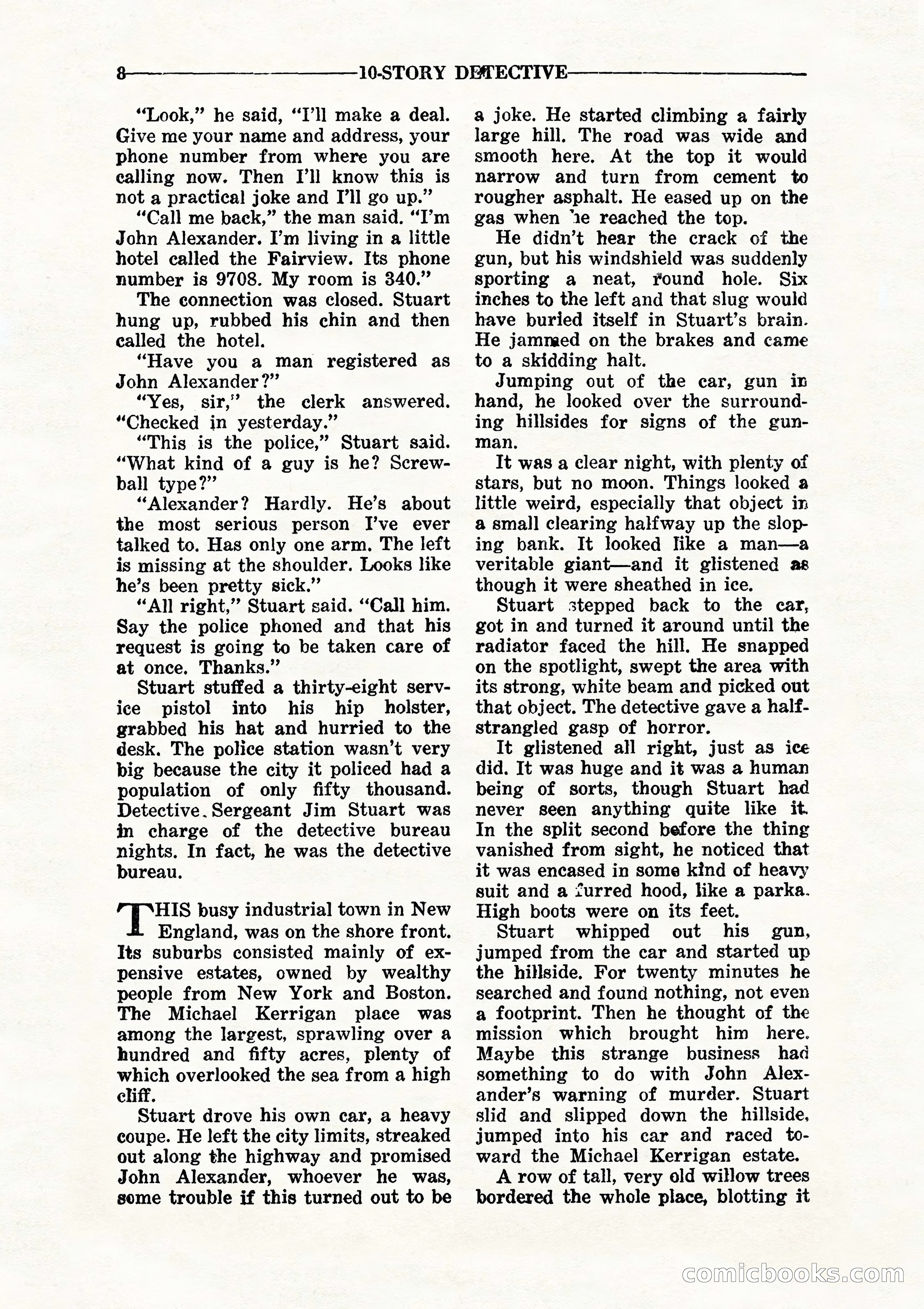 10-Story Detective, July 1942 — page 10 of 116