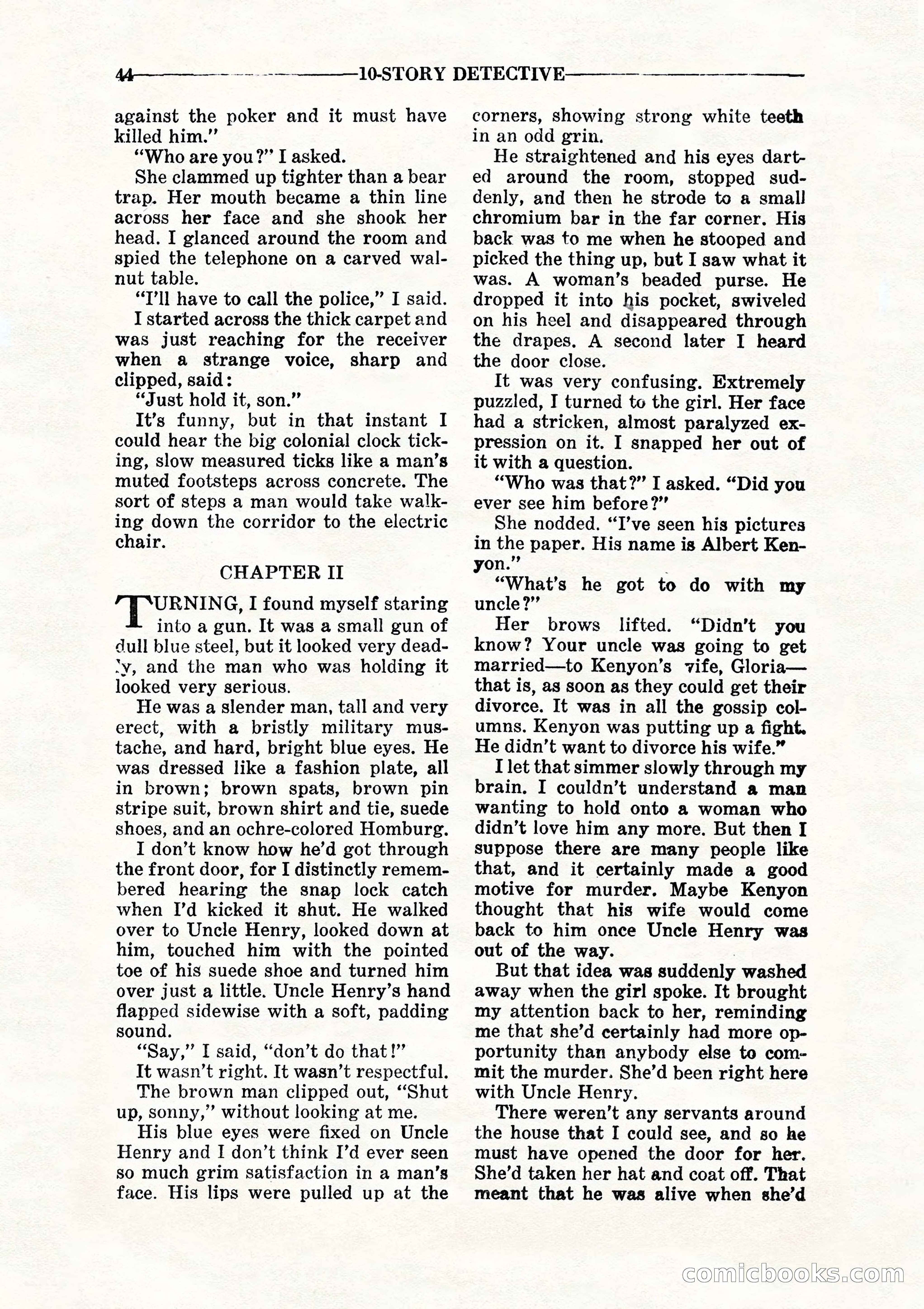 10-Story Detective, July 1942 — page 46 of 116