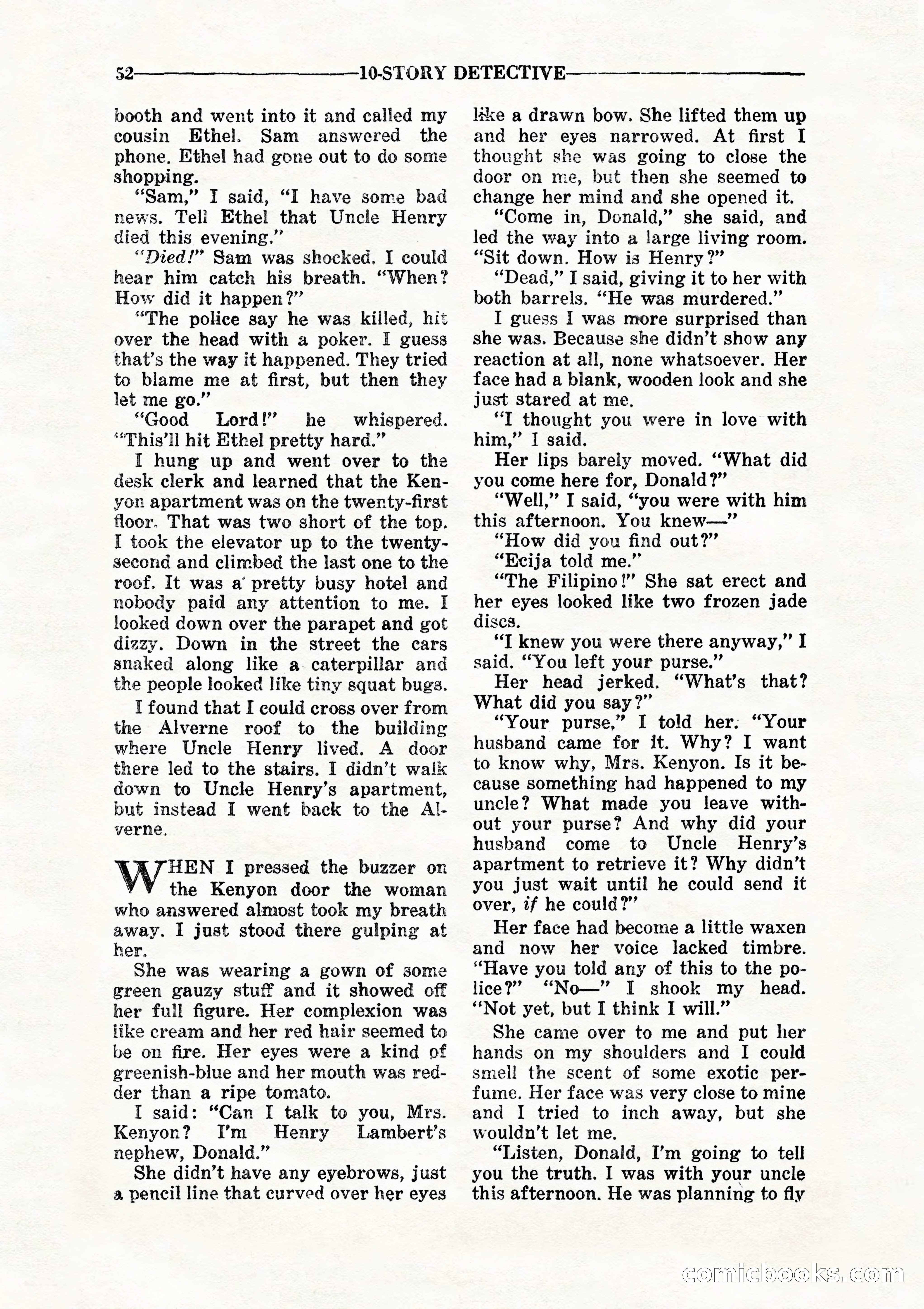 10-Story Detective, July 1942 — page 54 of 116