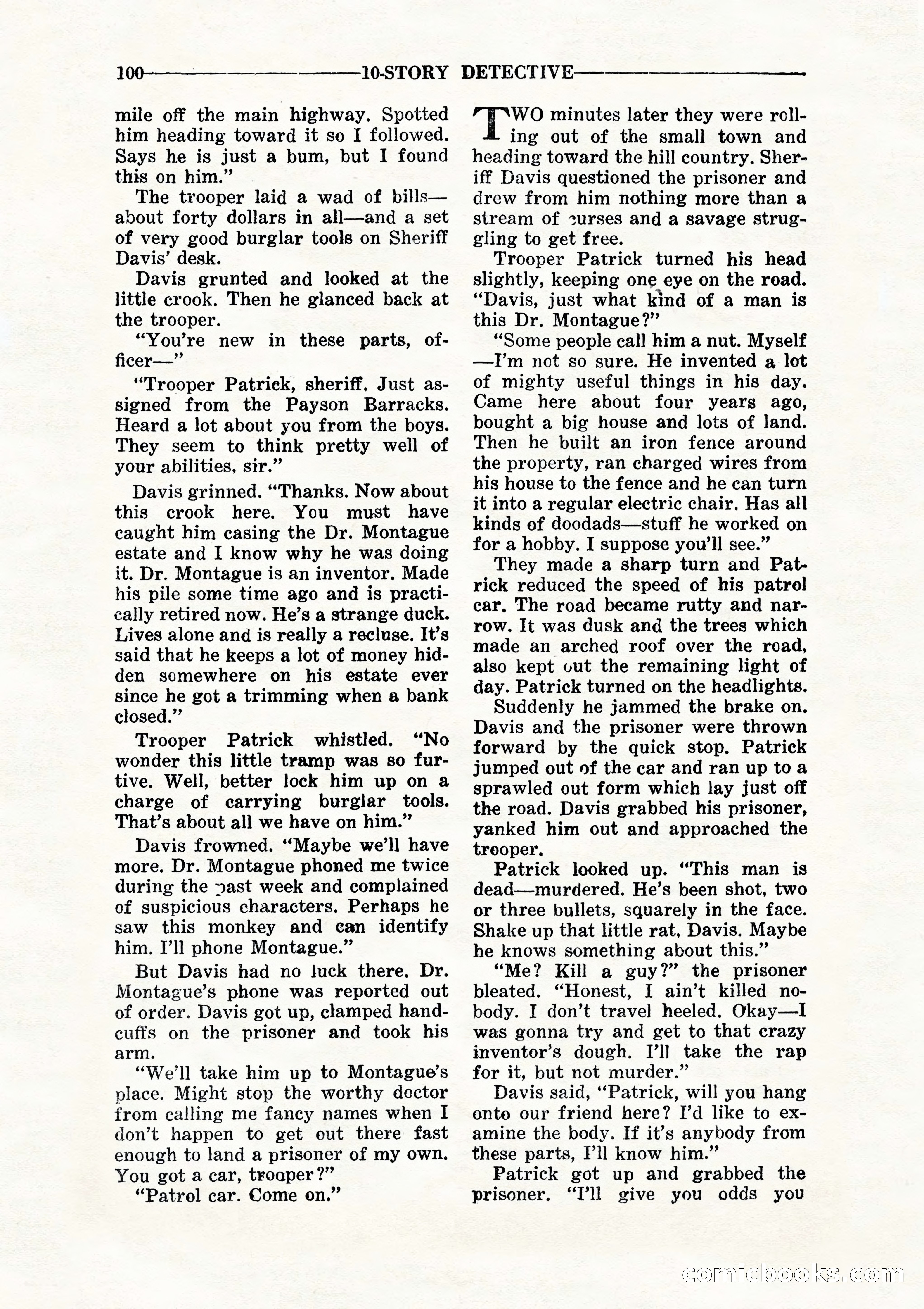 10-Story Detective, July 1942 — page 102 of 116