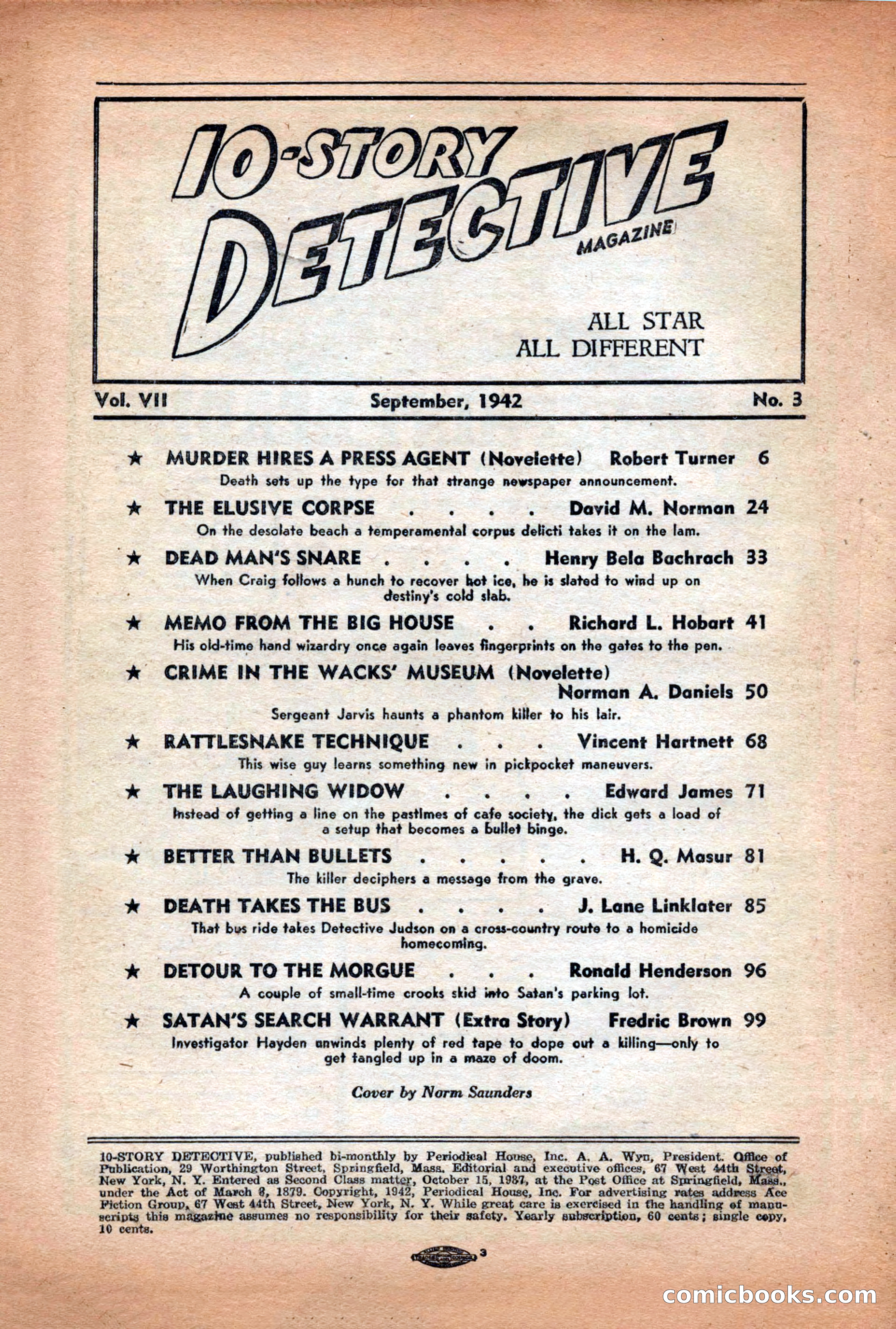 10-Story Detective Magazine Cover — page 4 of 116