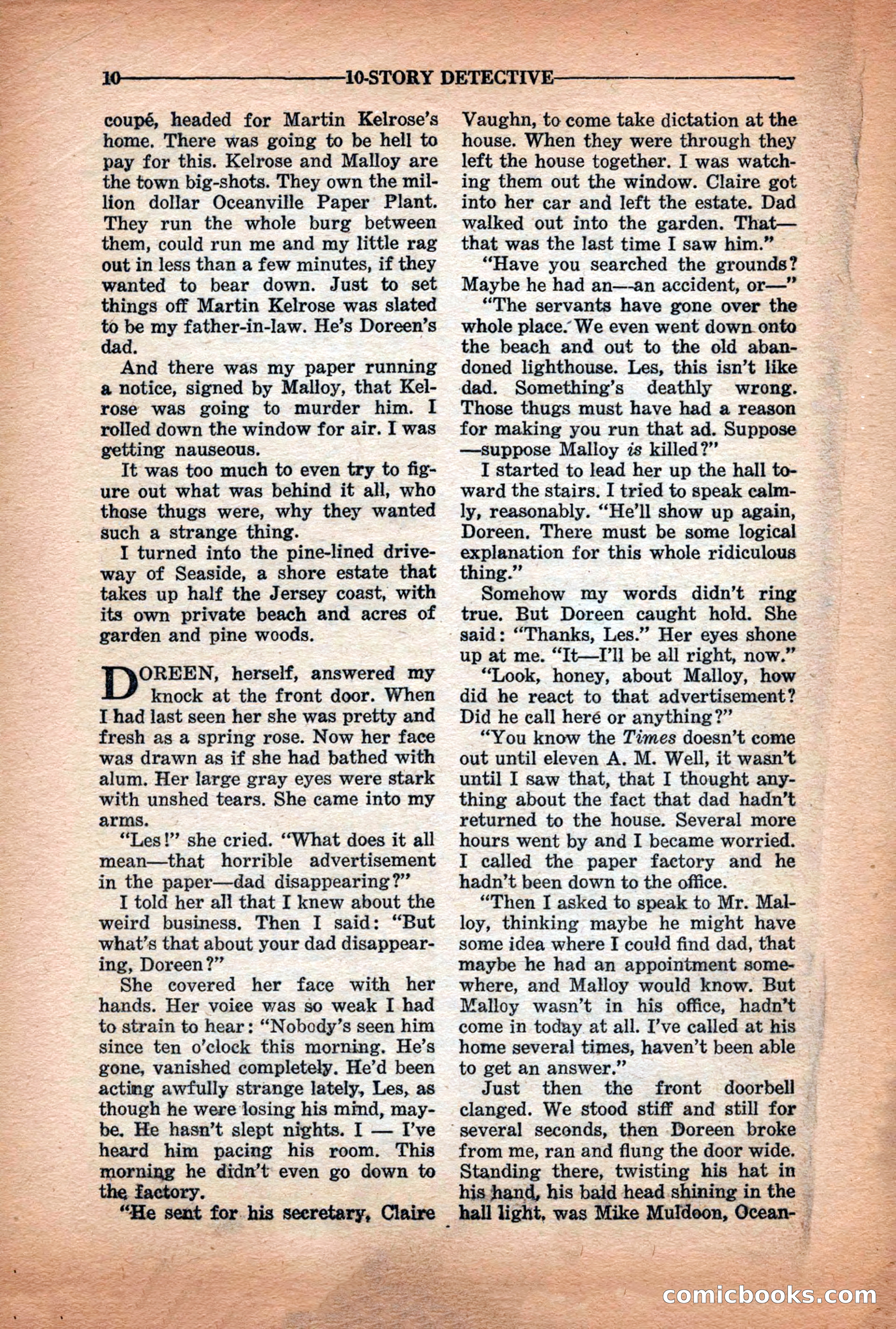 10-Story Detective Magazine Cover — page 12 of 116