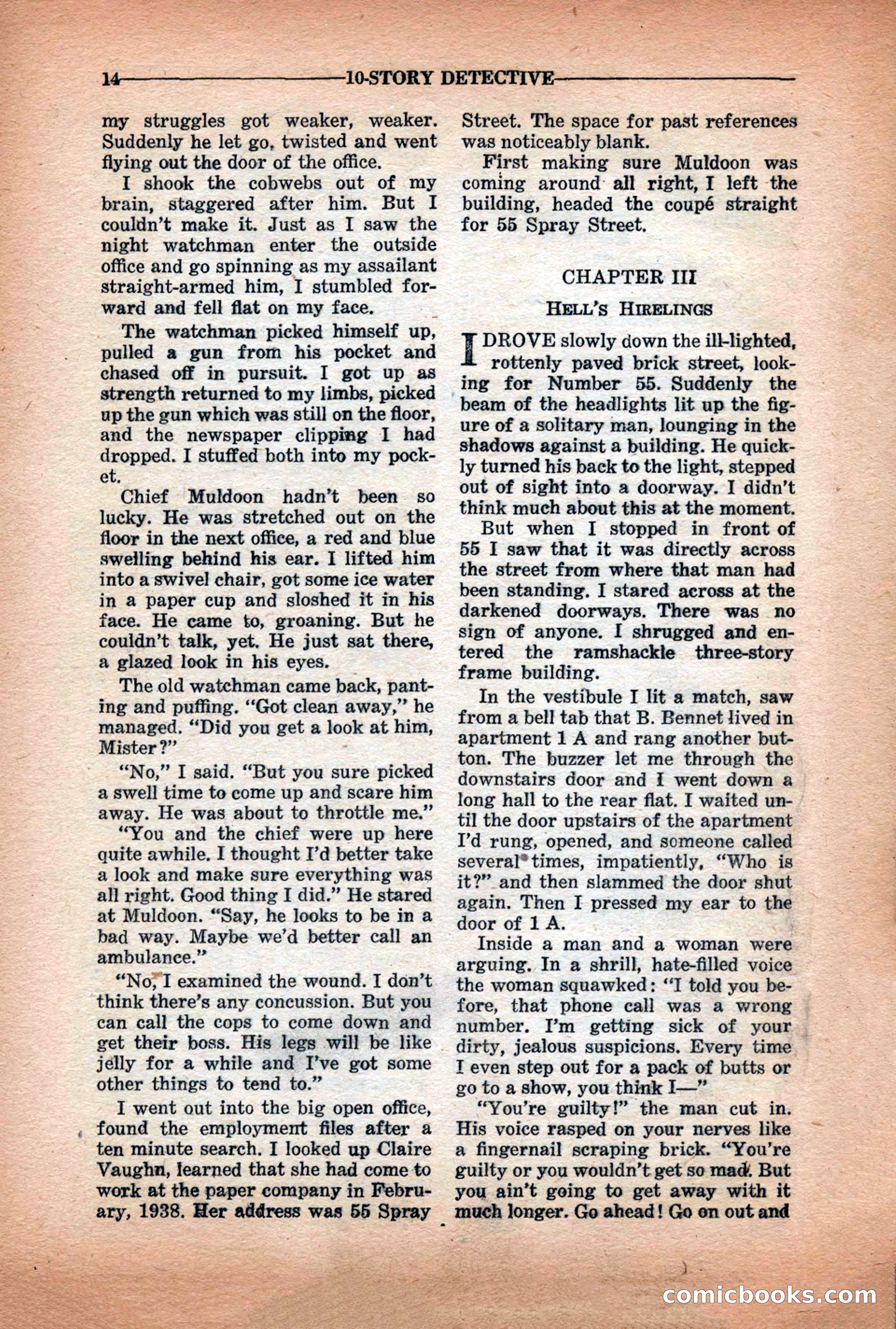 10-Story Detective Magazine Cover — page 16 of 116