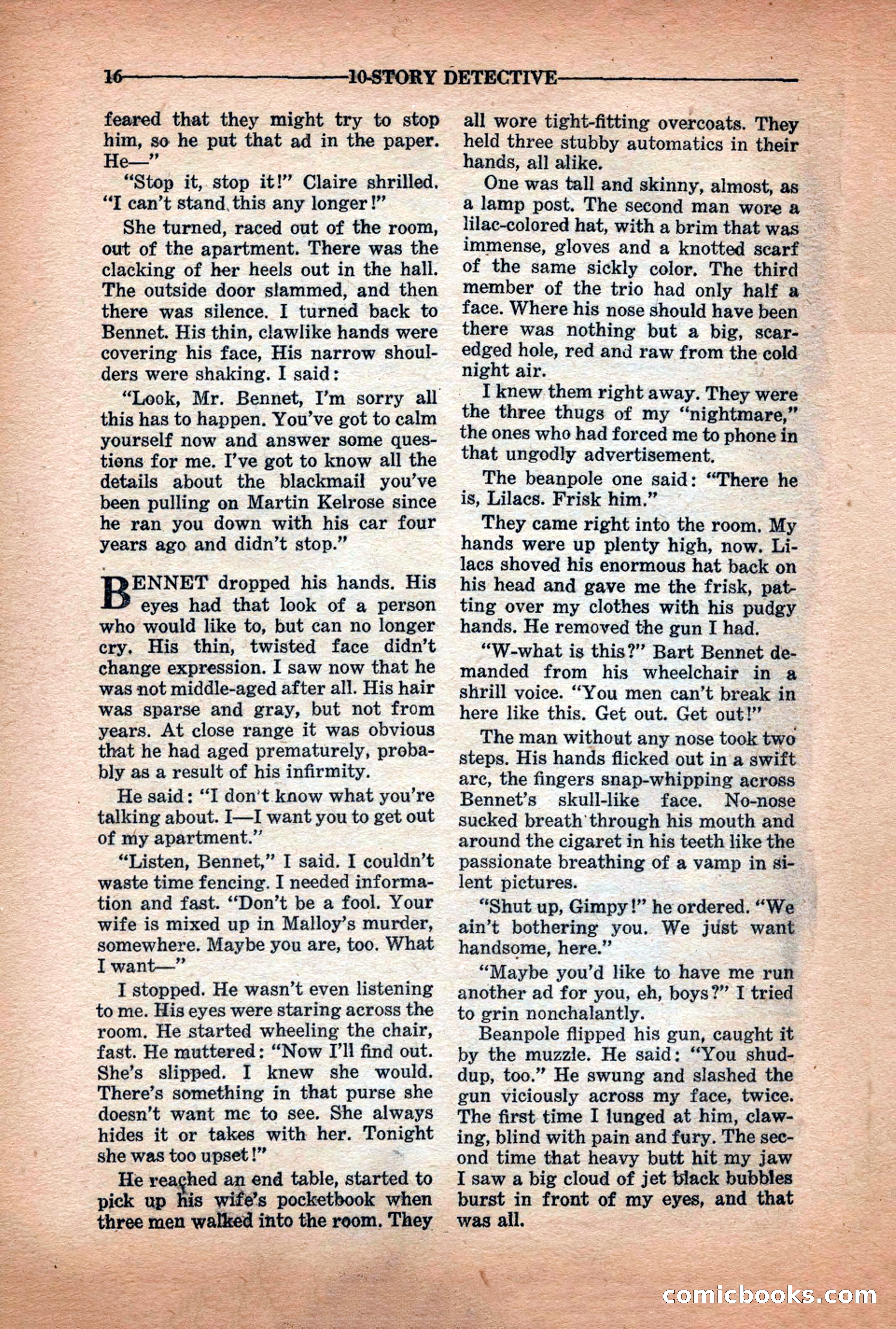 10-Story Detective Magazine Cover — page 18 of 116
