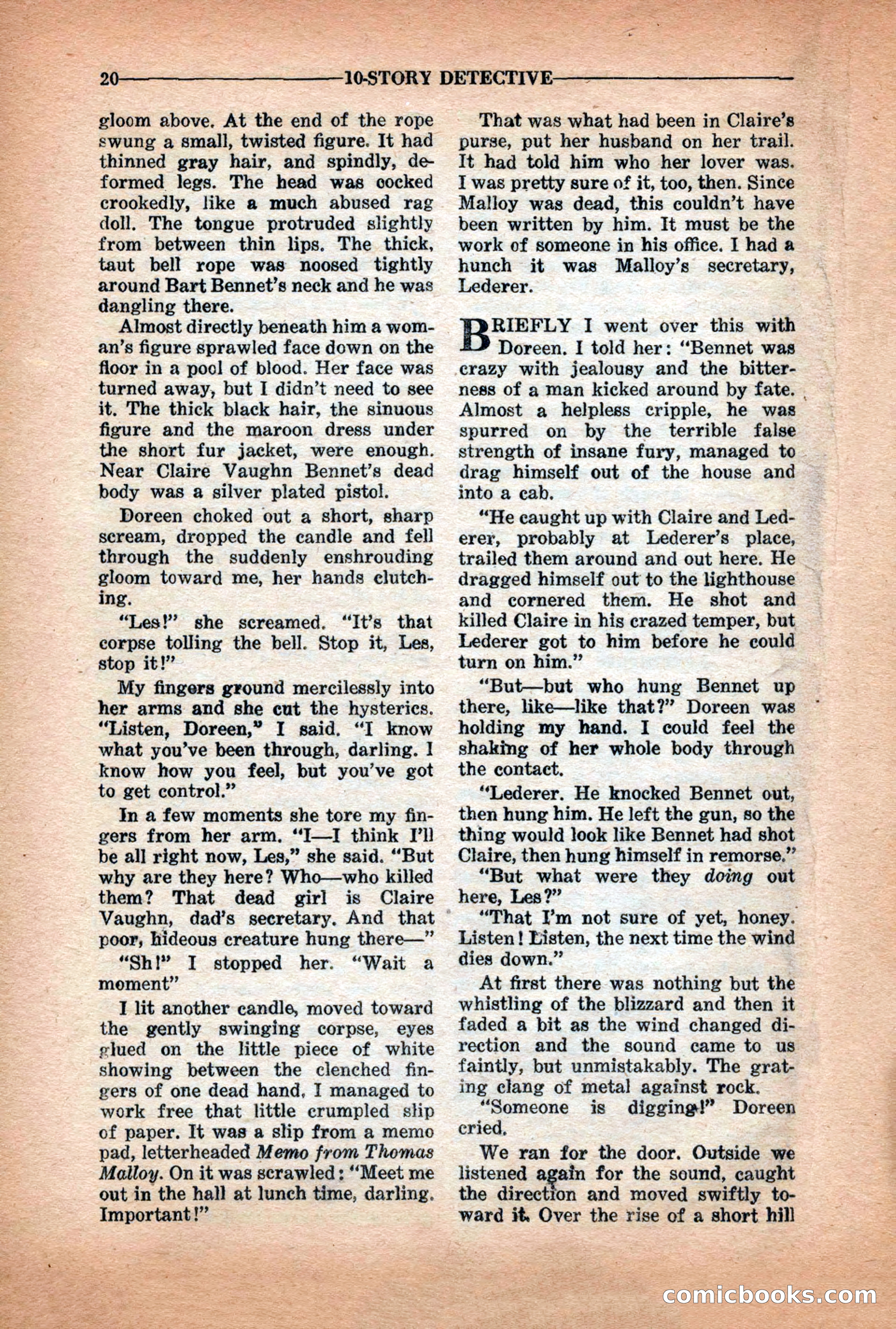 10-Story Detective Magazine Cover — page 22 of 116