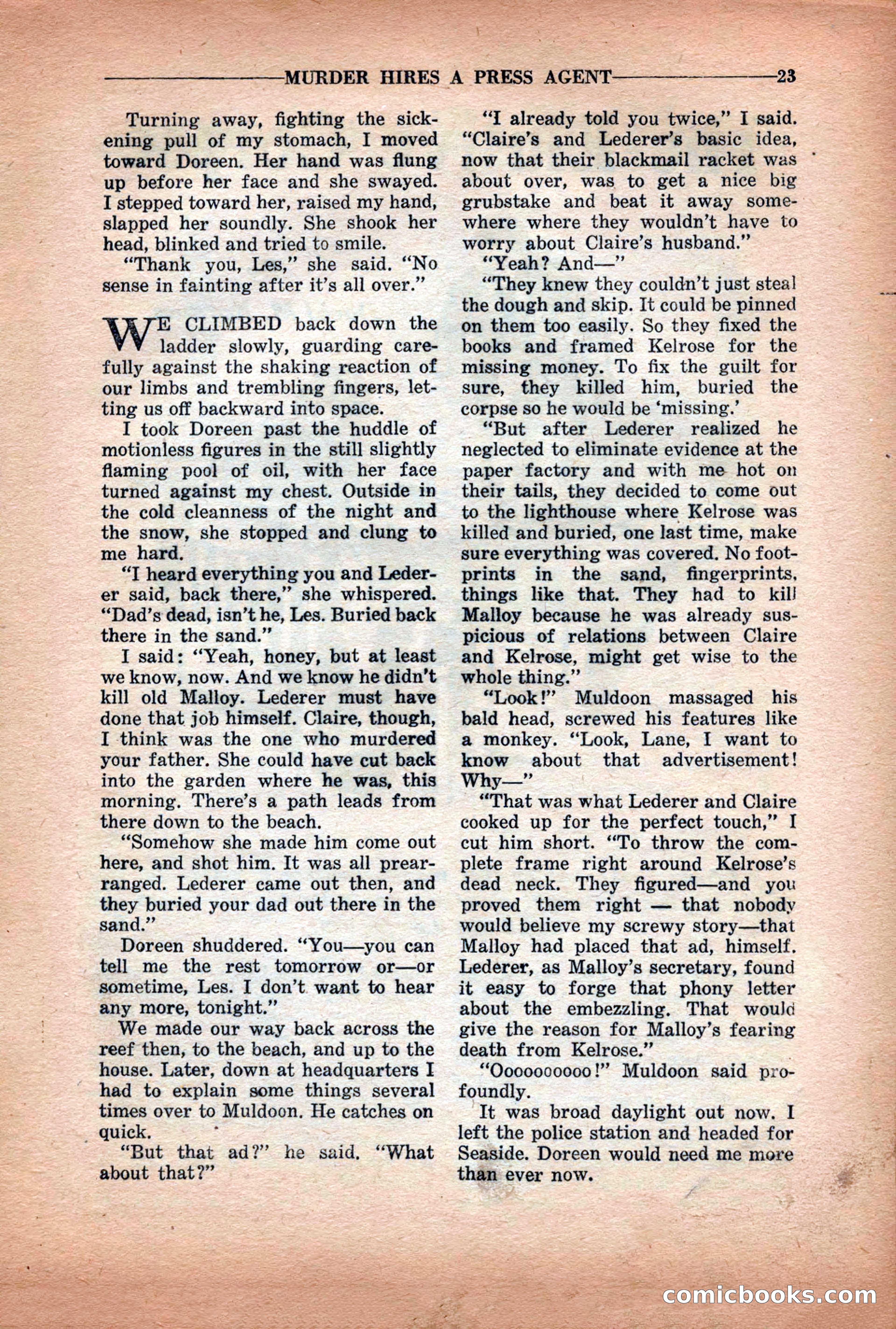 10-Story Detective Magazine Cover — page 25 of 116