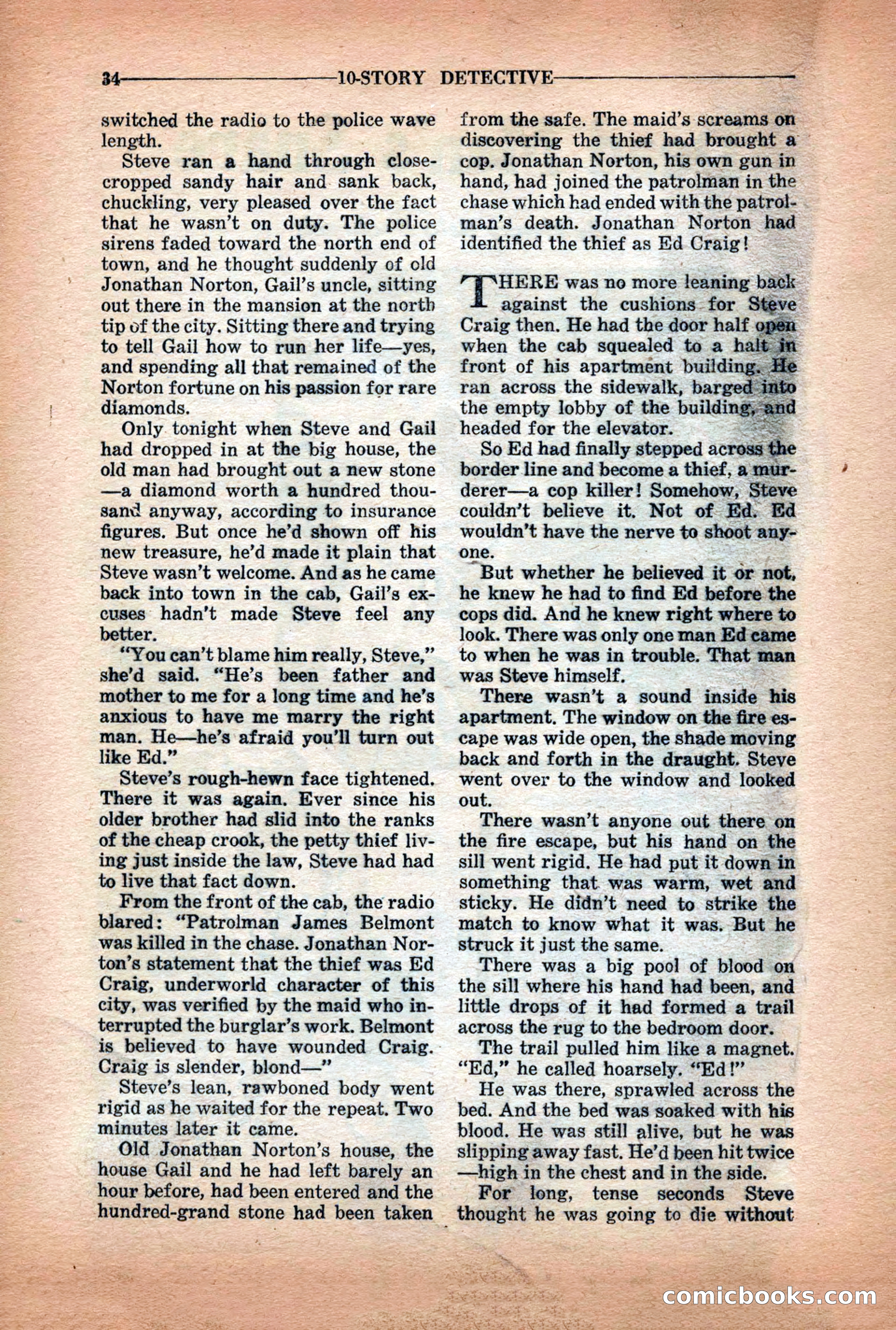 10-Story Detective Magazine Cover — page 36 of 116