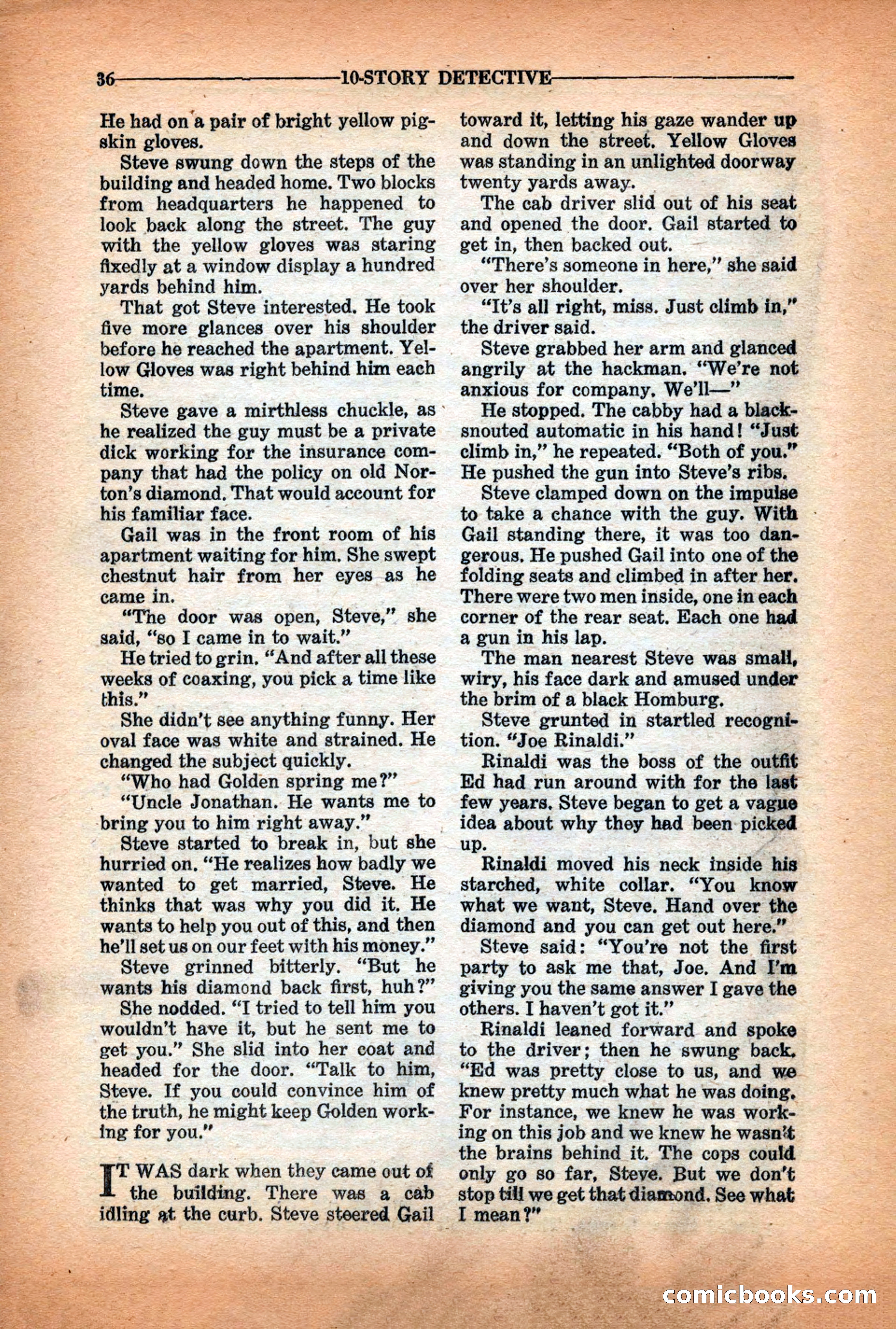 10-Story Detective Magazine Cover — page 38 of 116