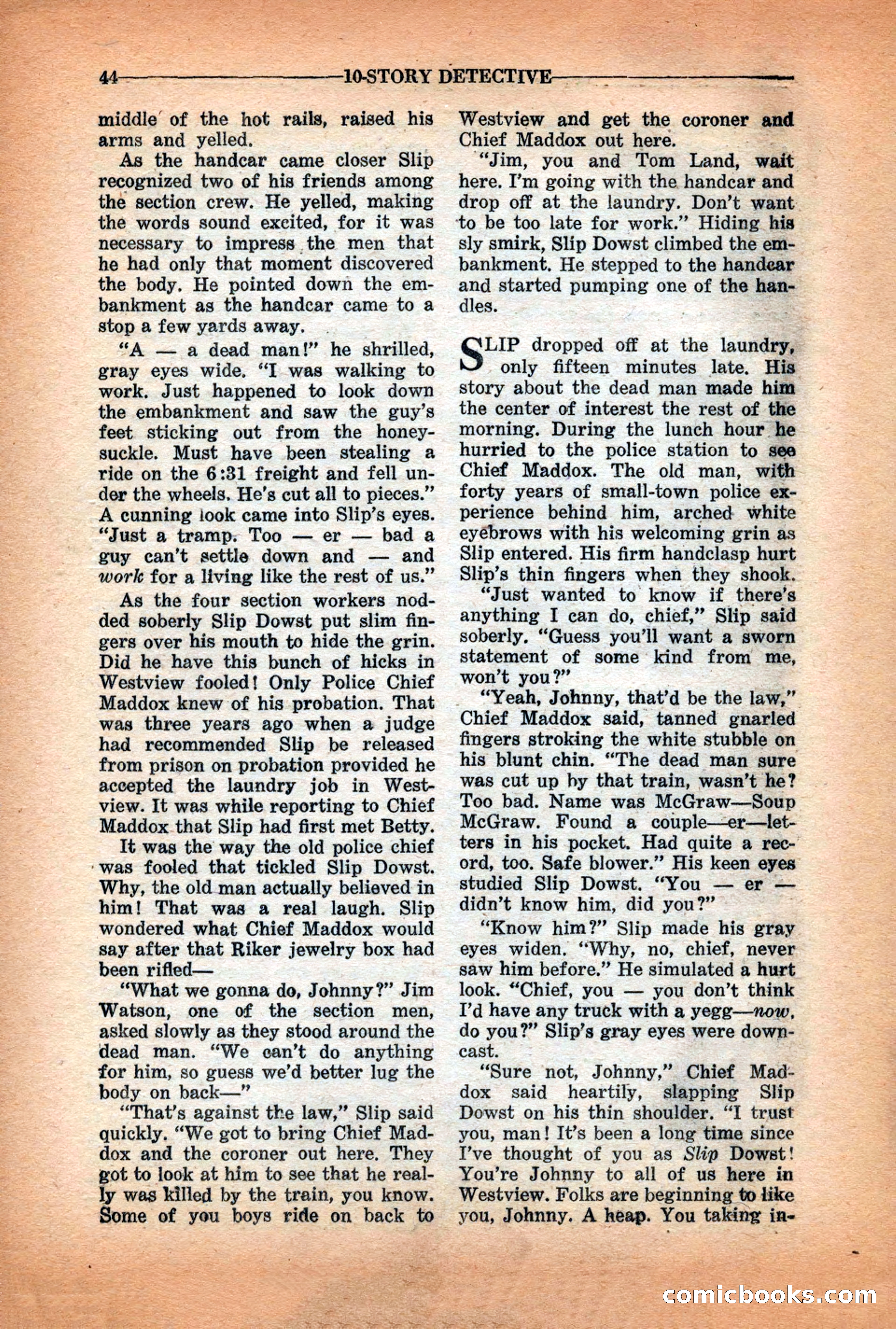 10-Story Detective Magazine Cover — page 46 of 116