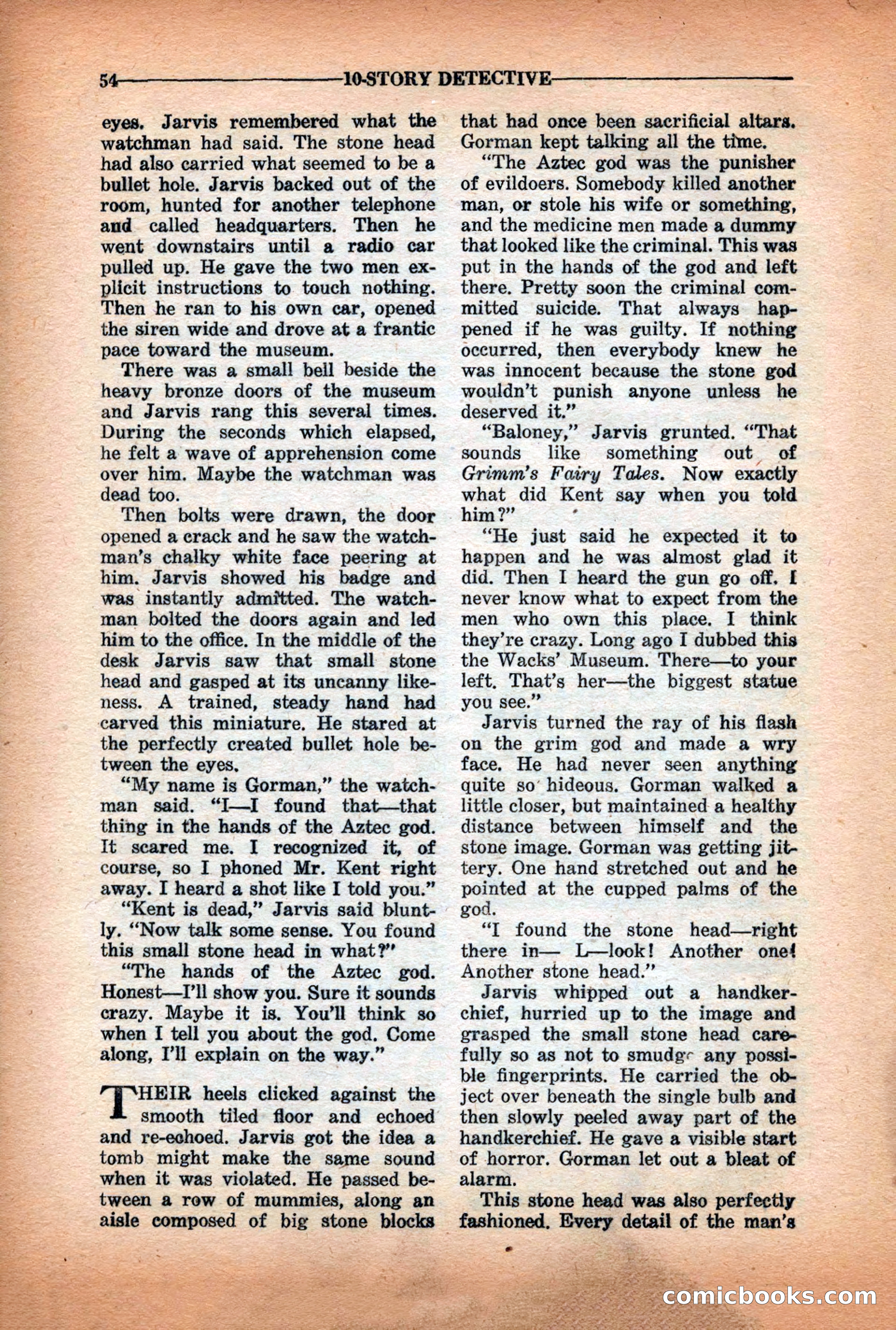 10-Story Detective Magazine Cover — page 56 of 116