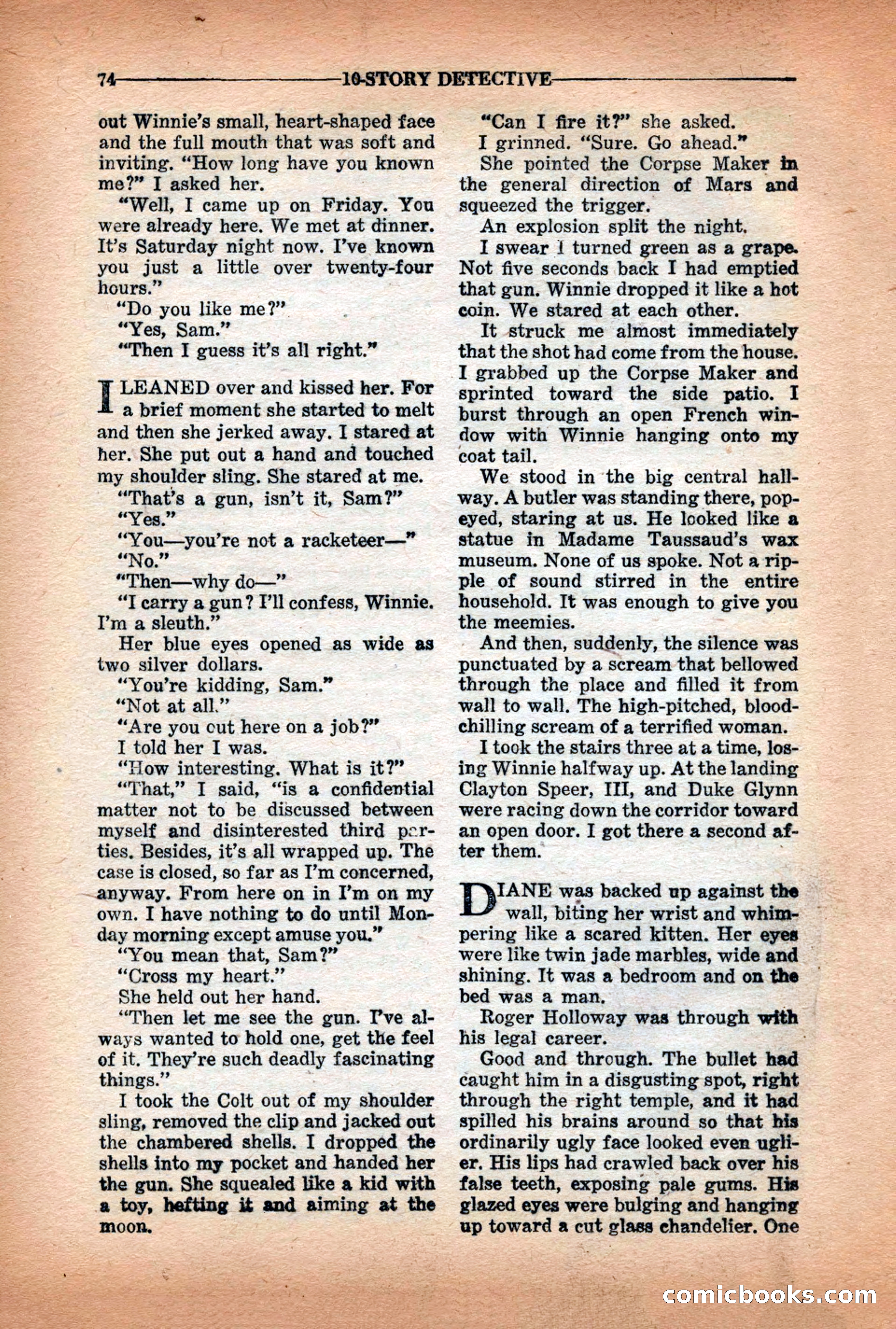 10-Story Detective Magazine Cover — page 76 of 116