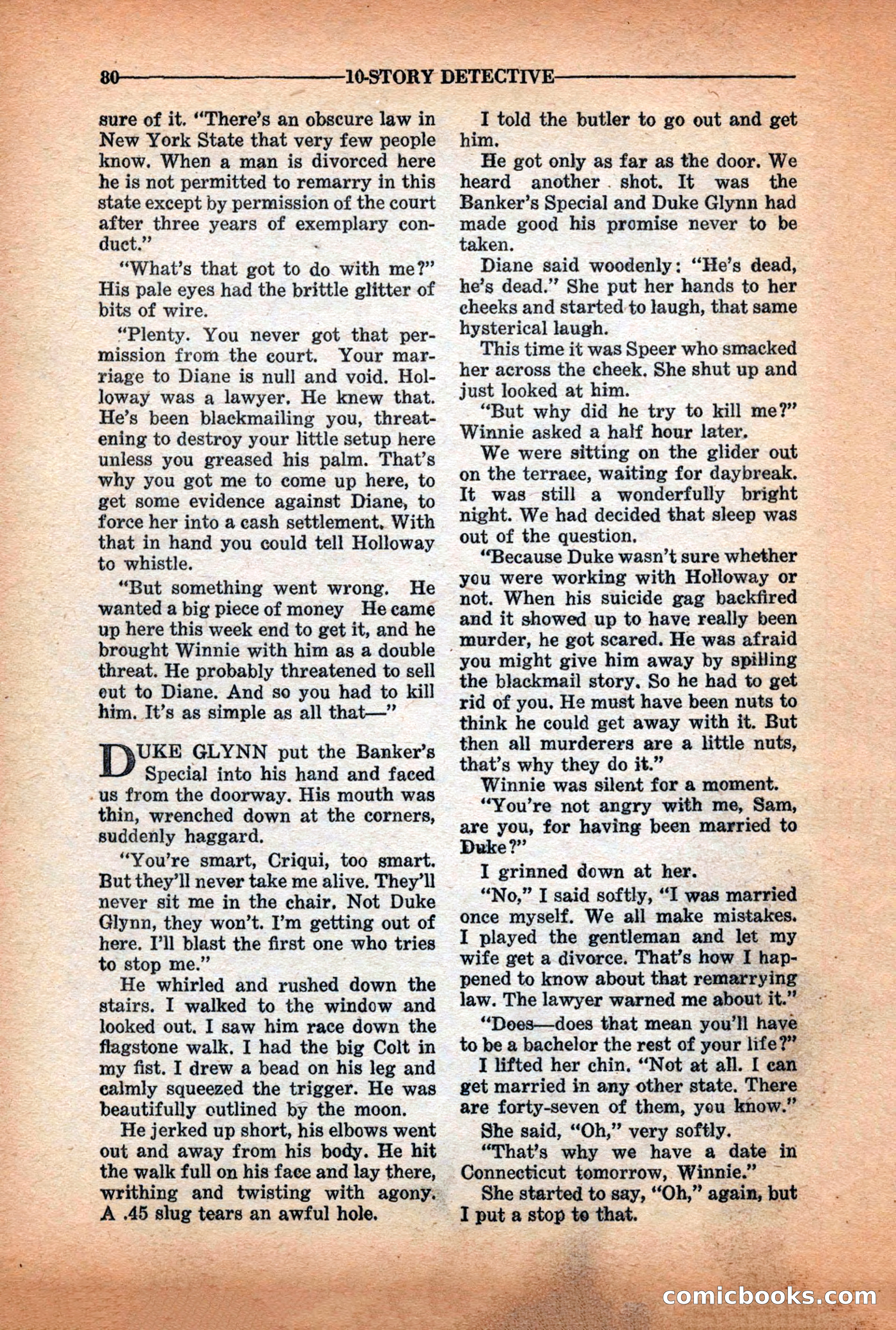 10-Story Detective Magazine Cover — page 82 of 116