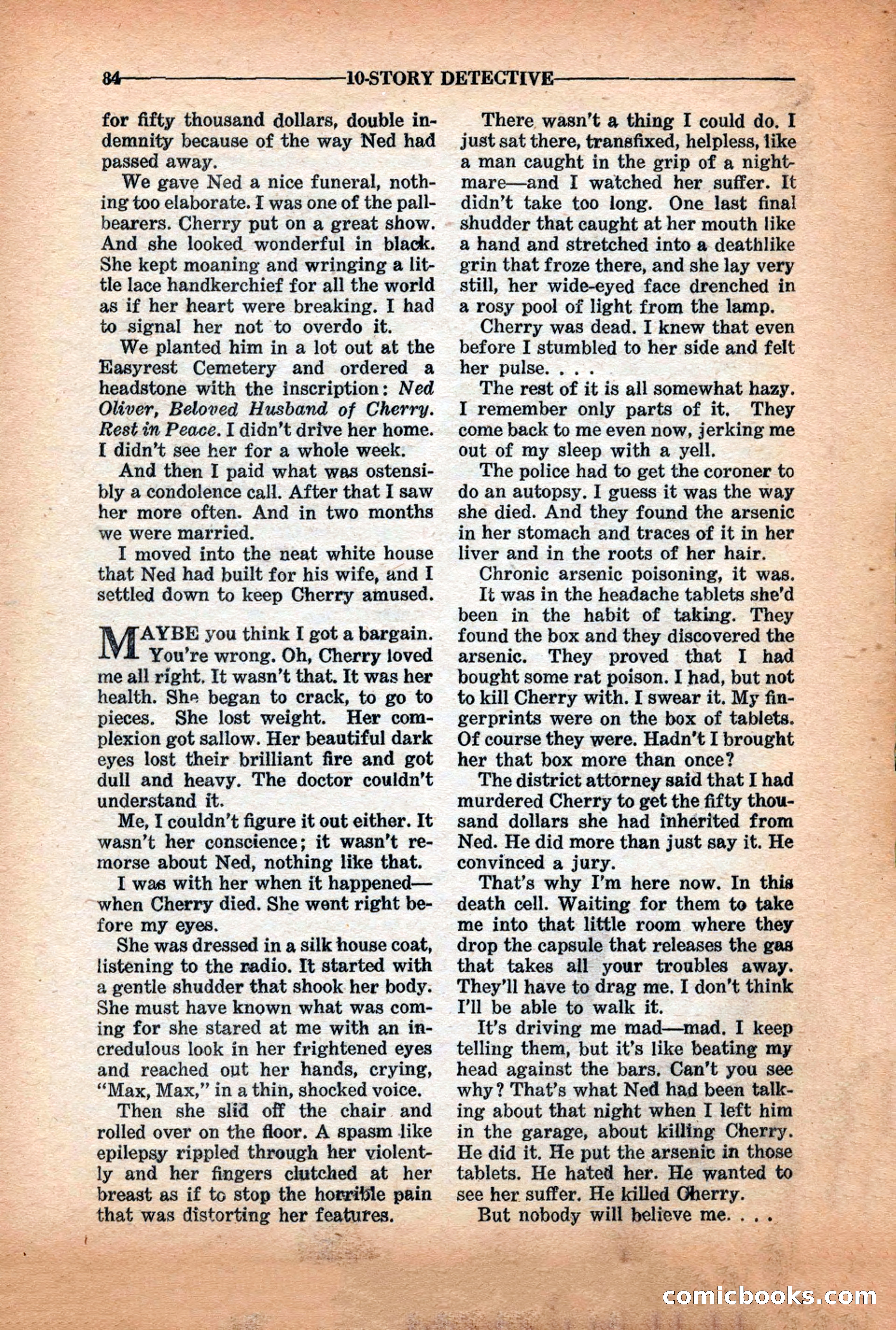 10-Story Detective Magazine Cover — page 86 of 116
