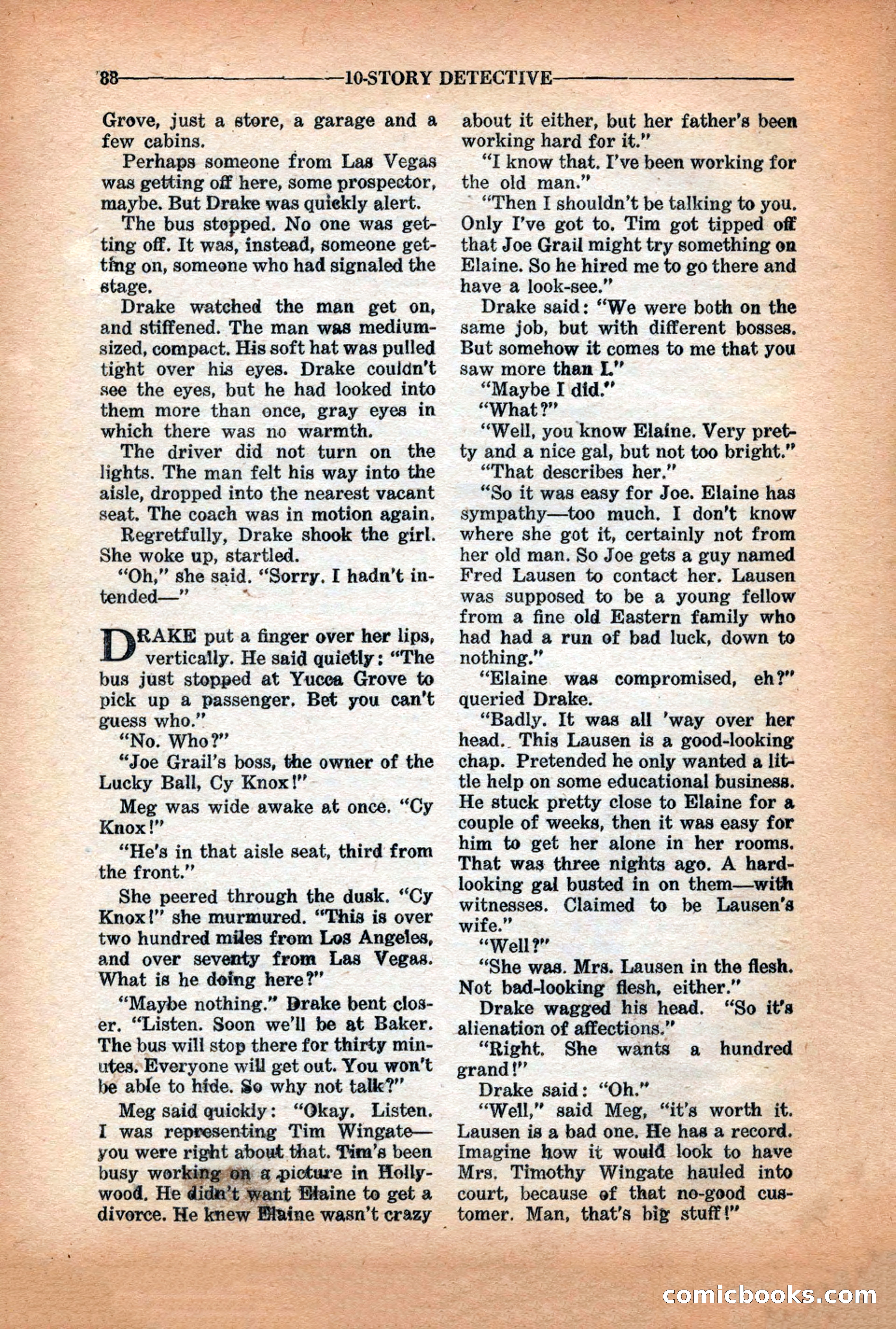 10-Story Detective Magazine Cover — page 90 of 116