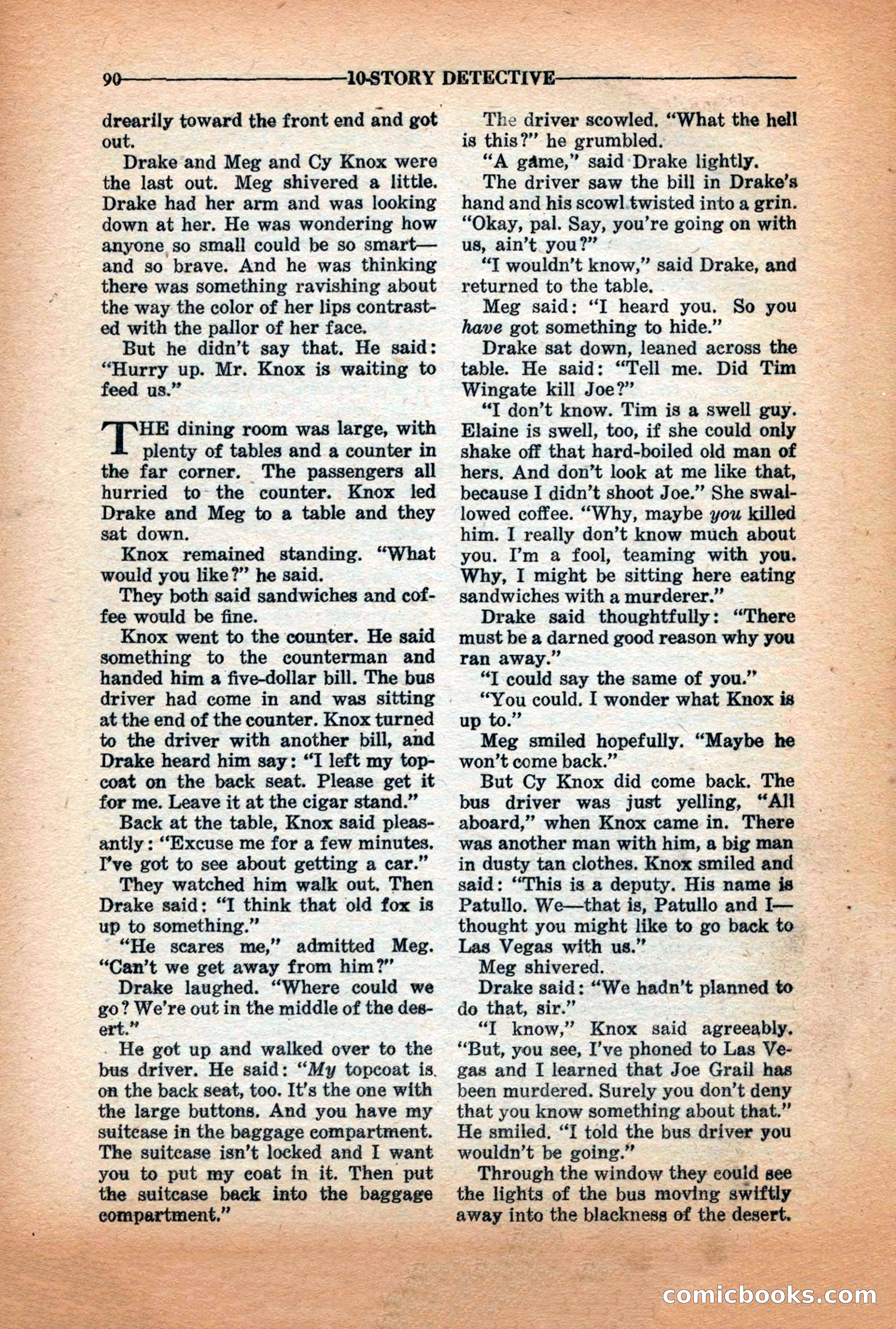 10-Story Detective Magazine Cover — page 92 of 116