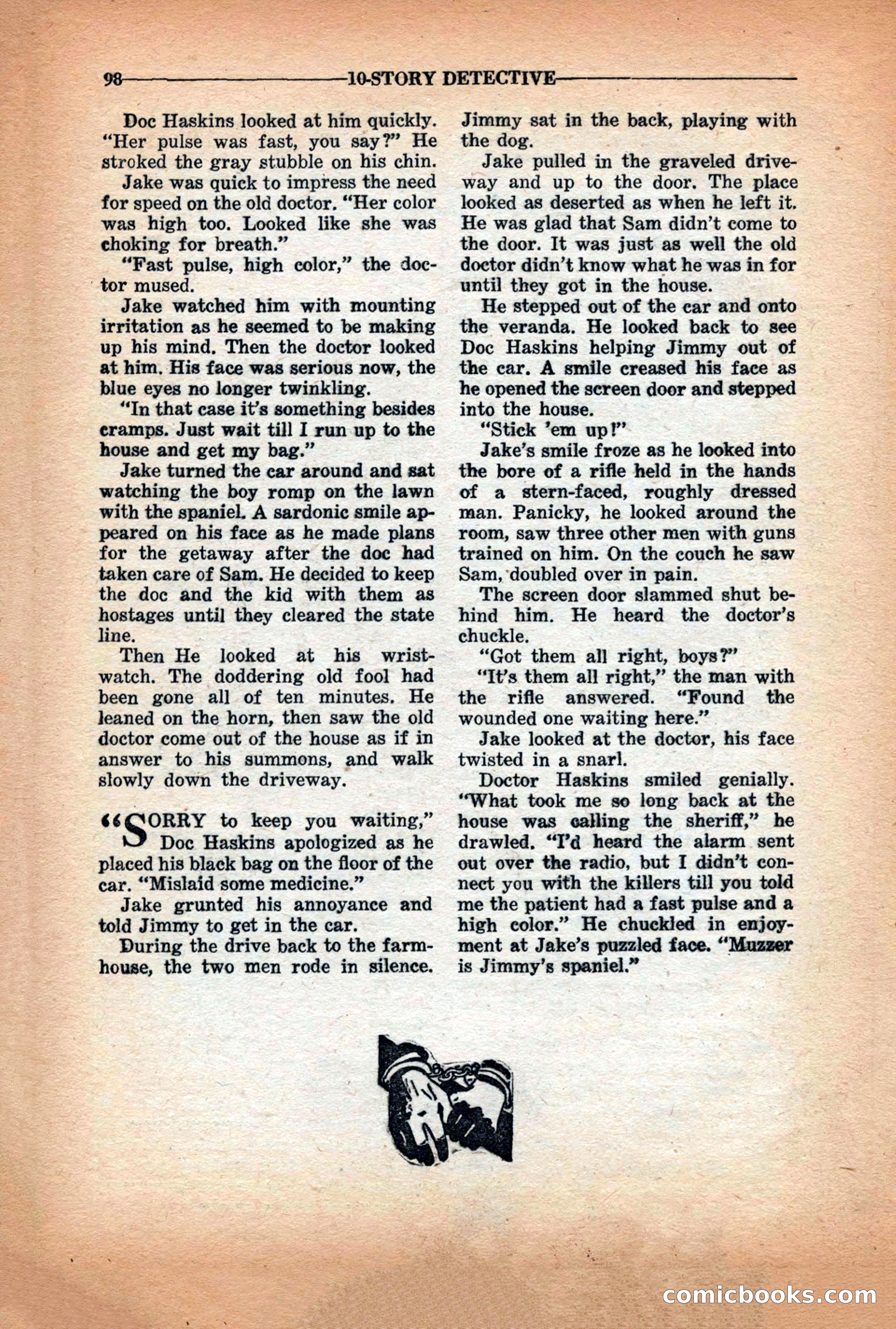 10-Story Detective Magazine Cover — page 100 of 116