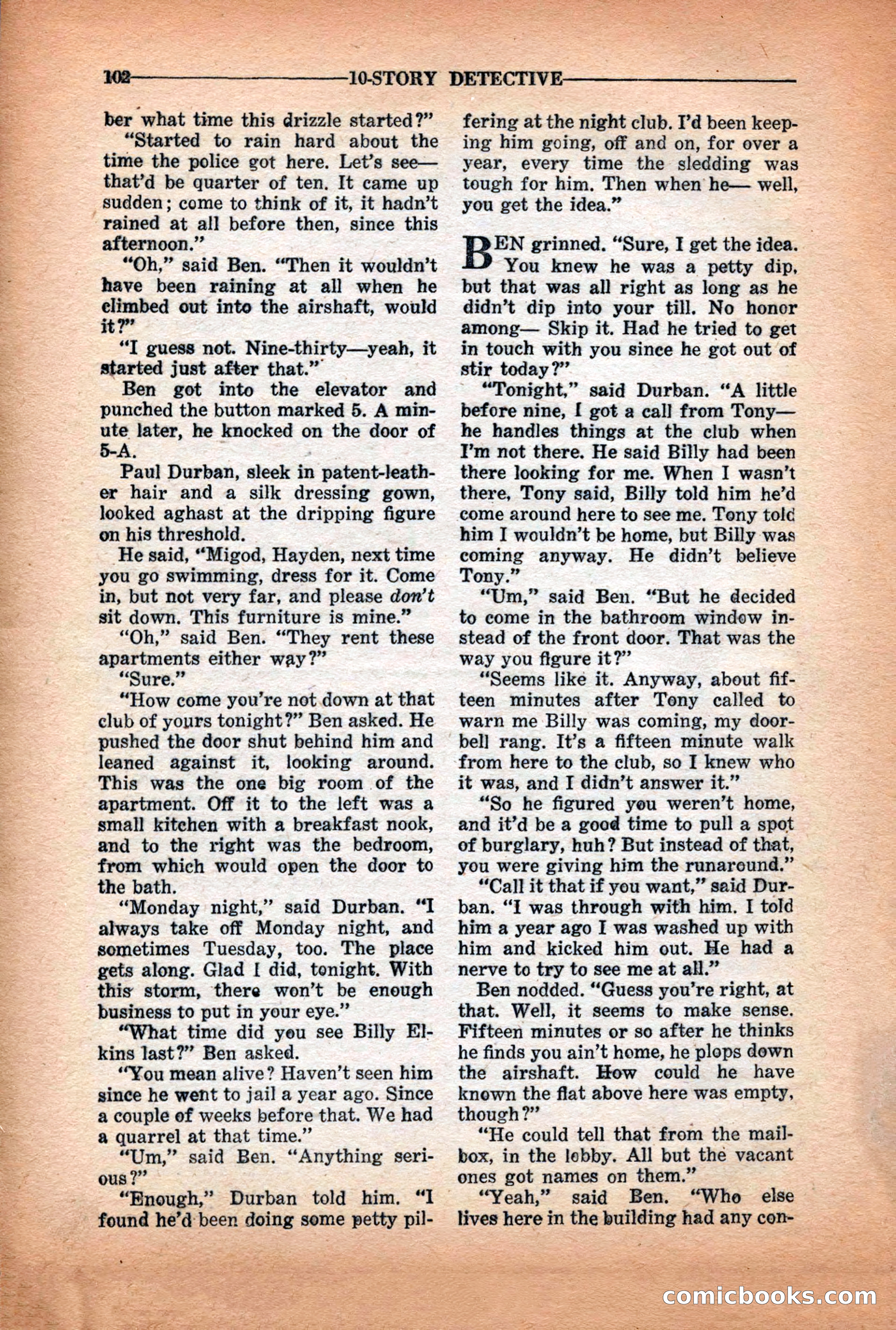 10-Story Detective Magazine Cover — page 104 of 116
