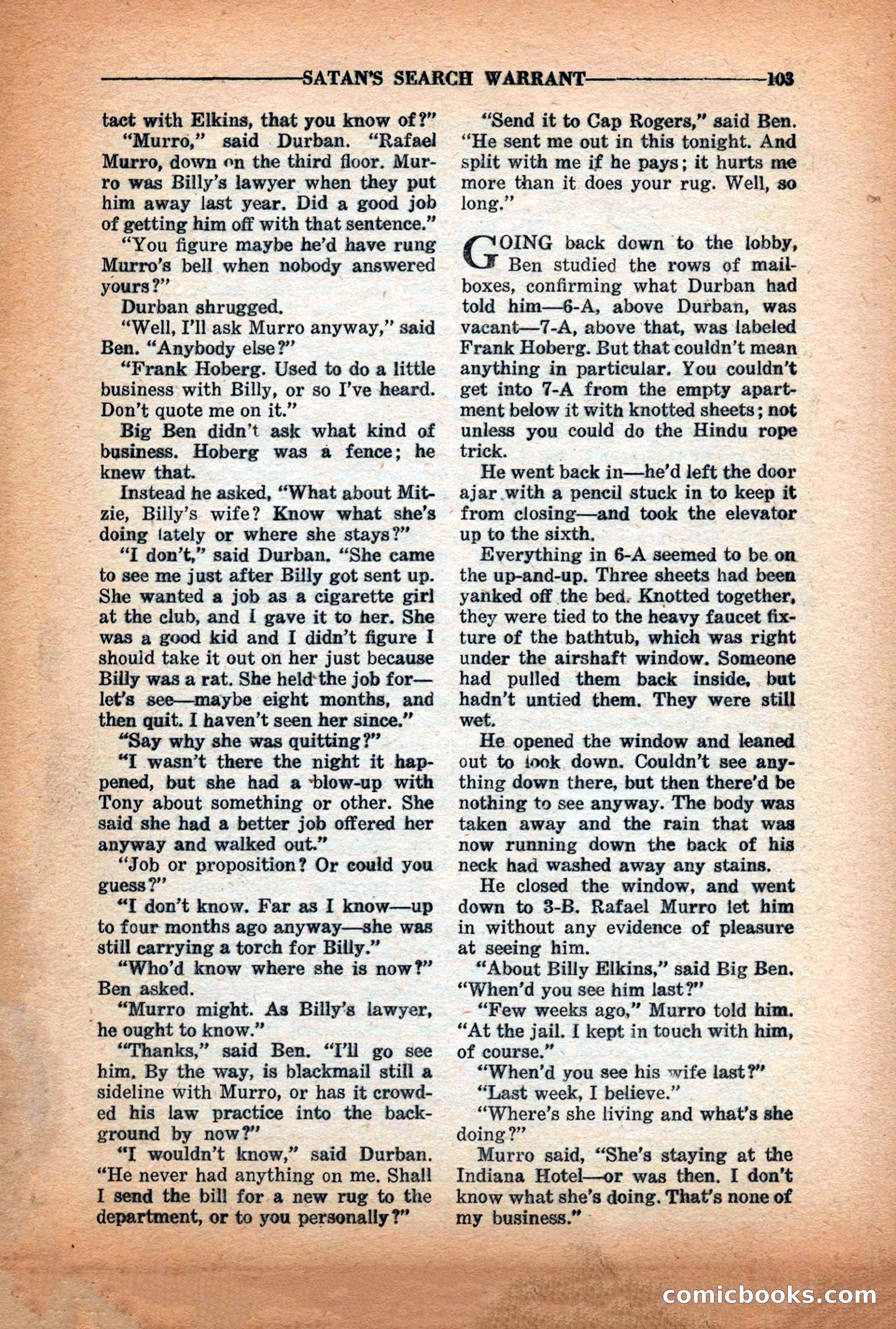 10-Story Detective Magazine Cover — page 105 of 116
