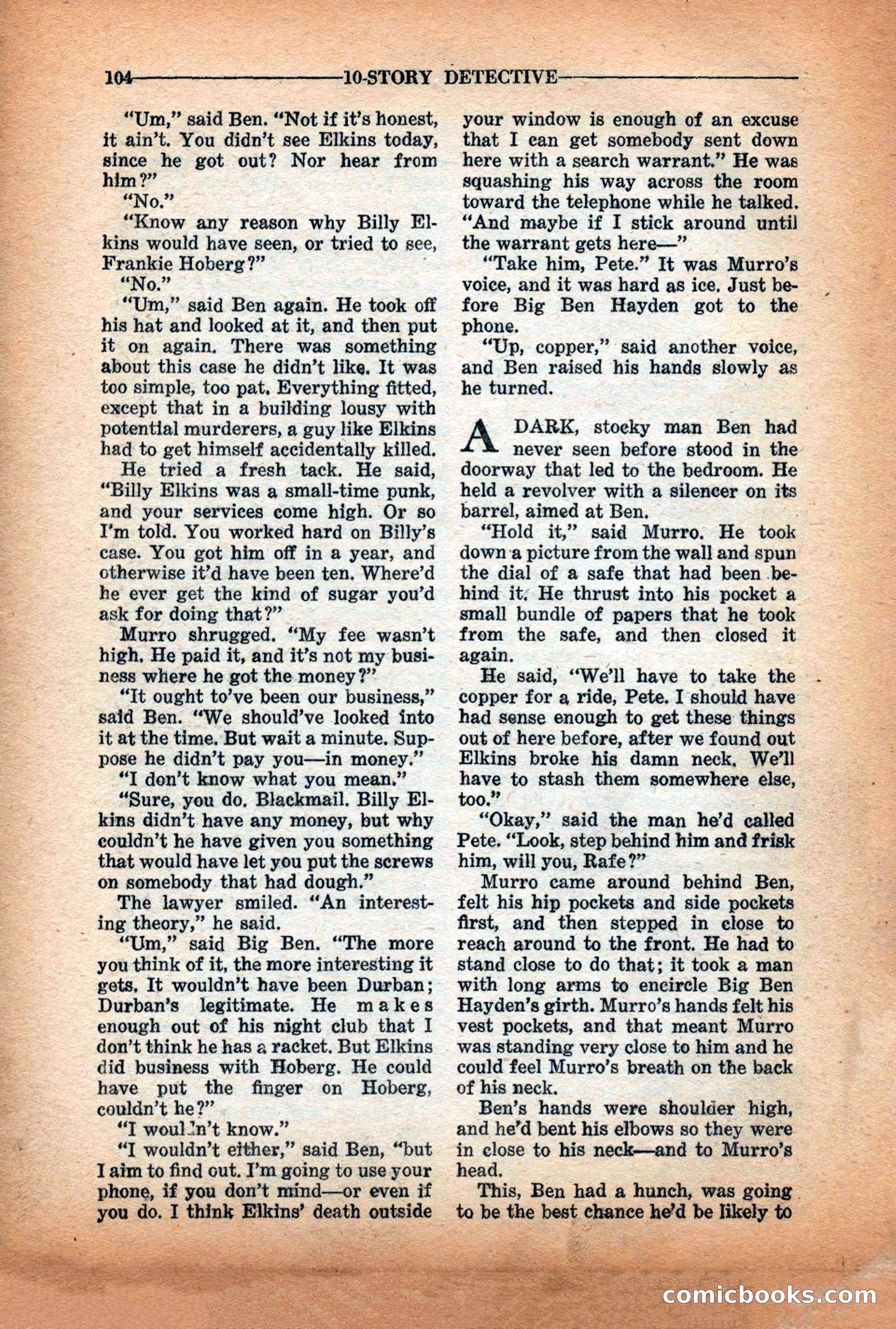 10-Story Detective Magazine Cover — page 106 of 116