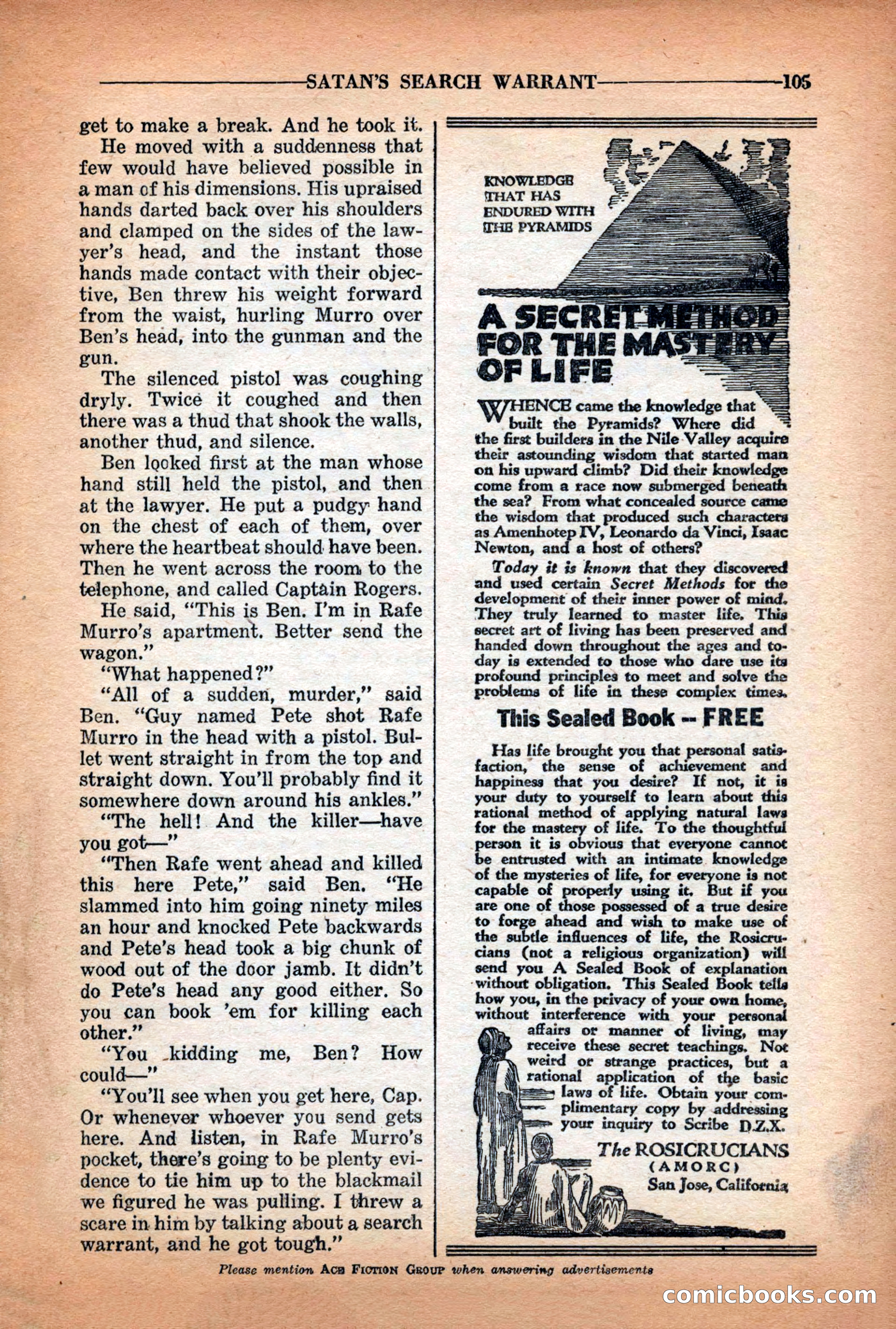 10-Story Detective Magazine Cover — page 107 of 116