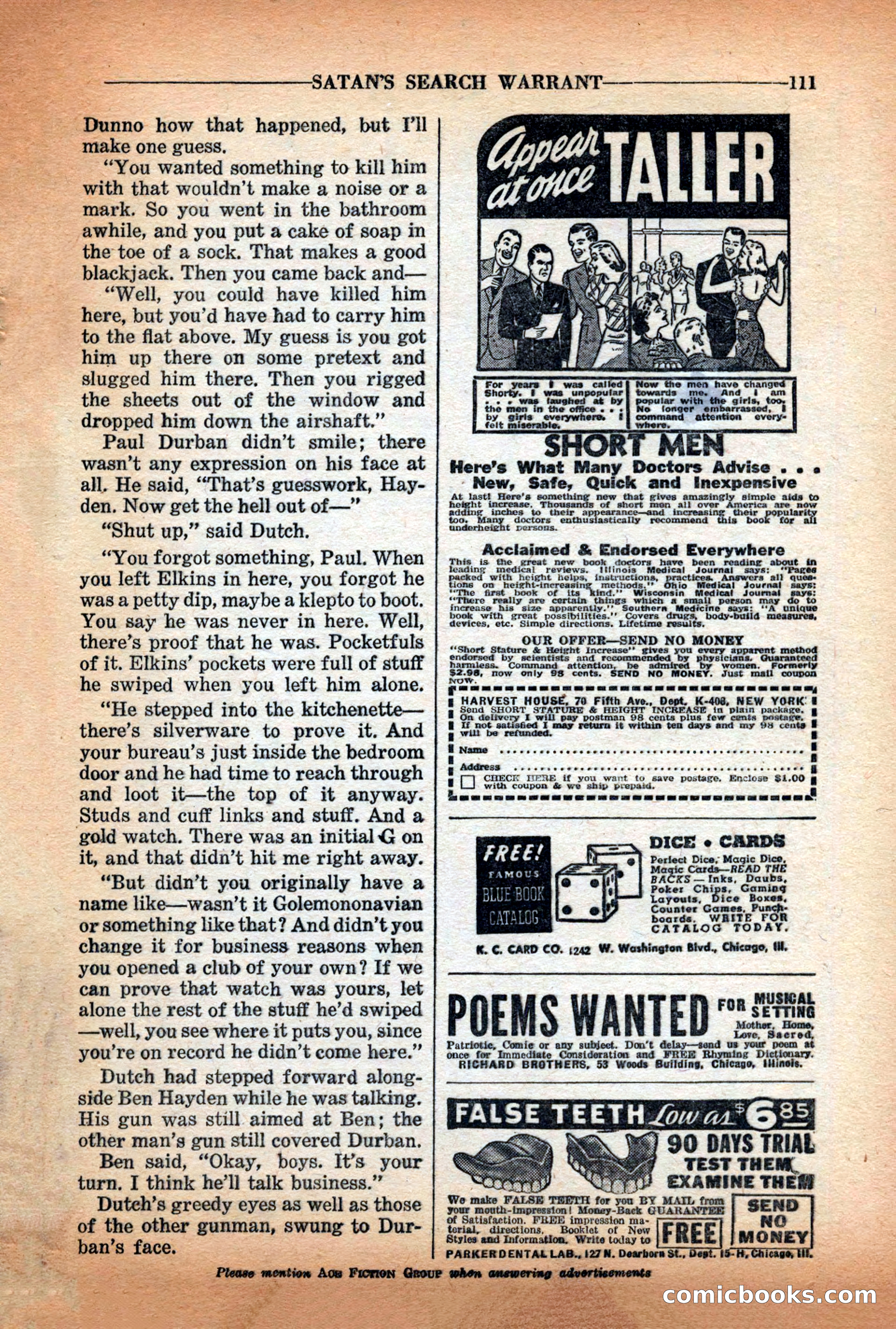 10-Story Detective Magazine Cover — page 113 of 116