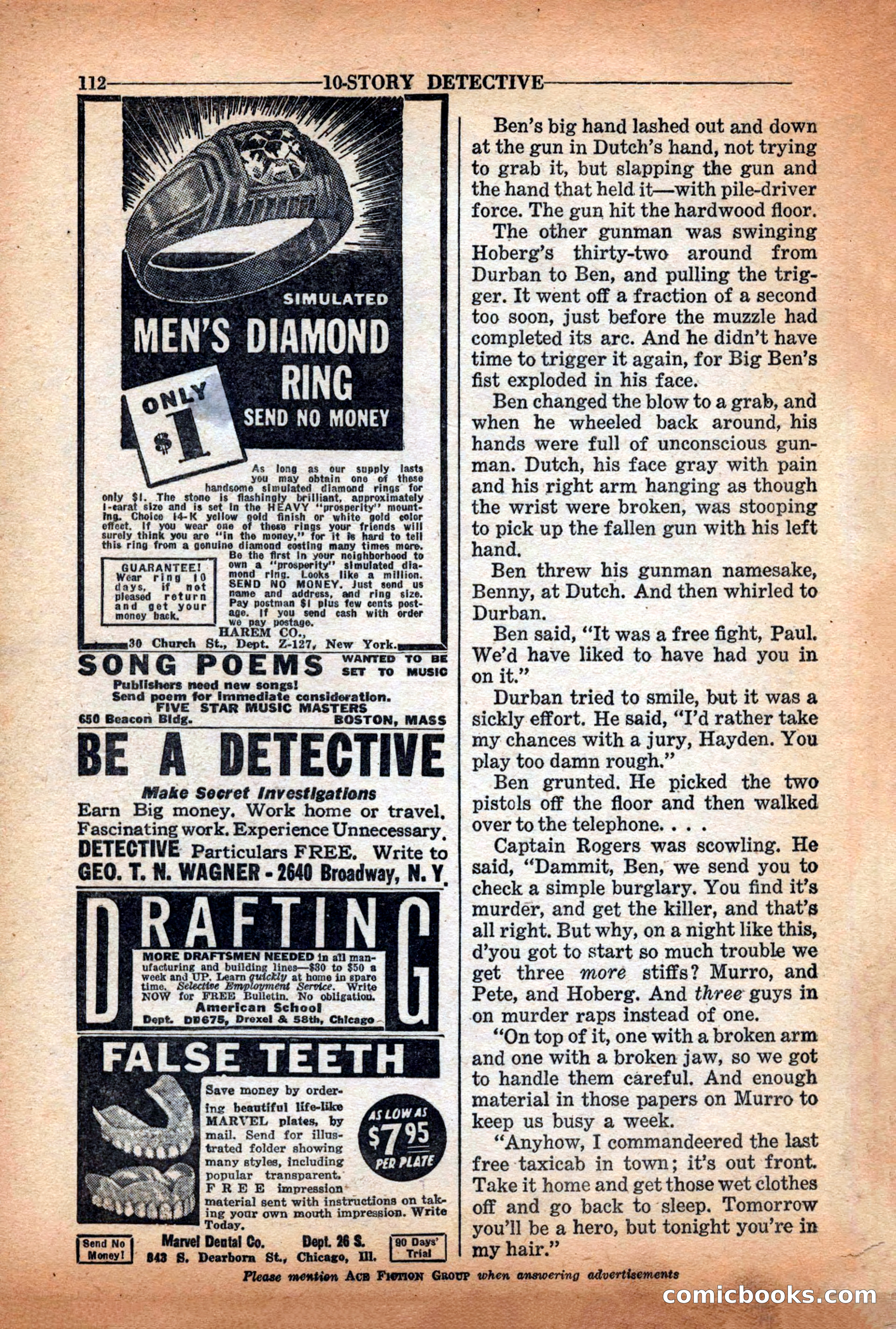 10-Story Detective Magazine Cover — page 114 of 116