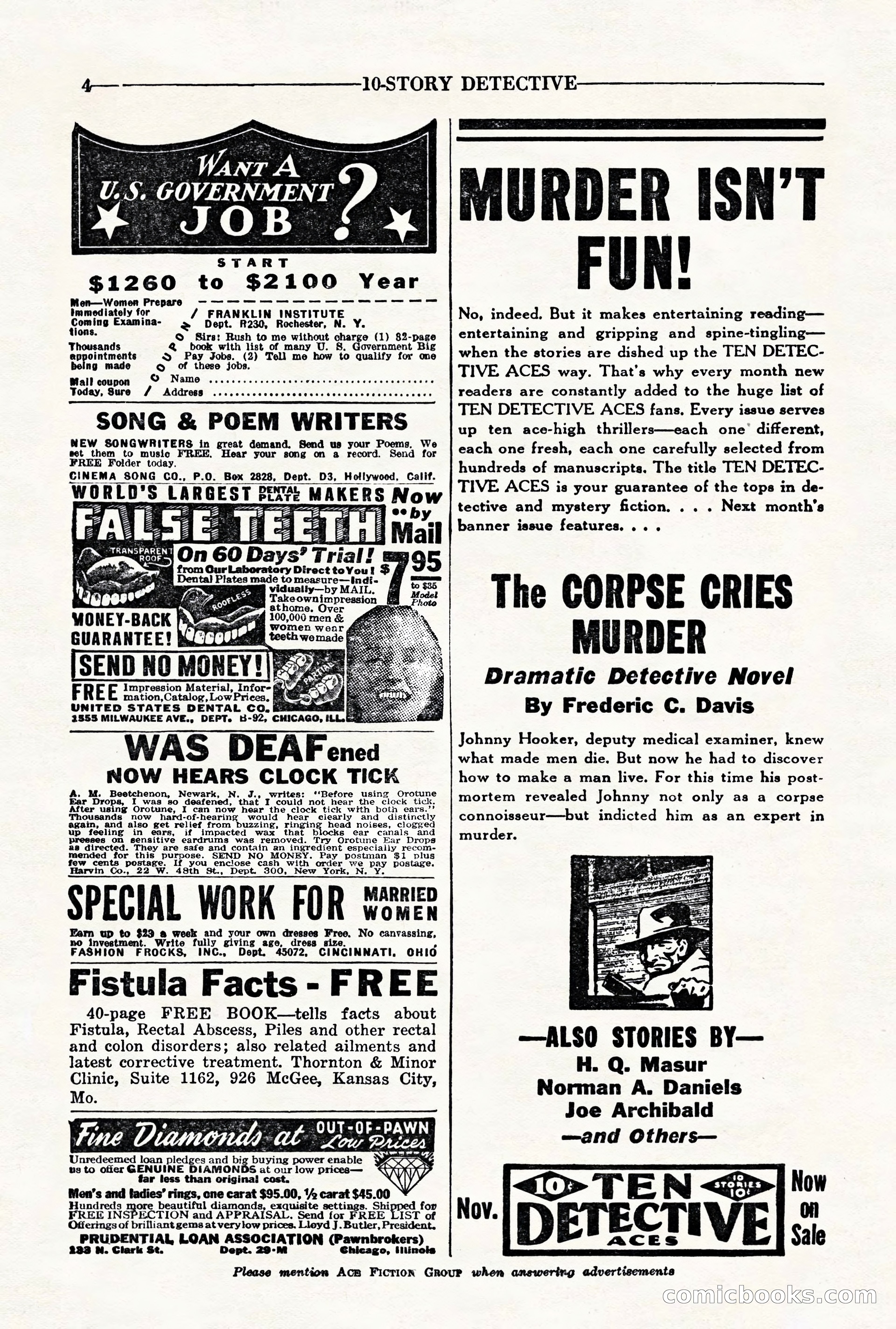 10-Story Detective, November 1942 — page 6 of 116