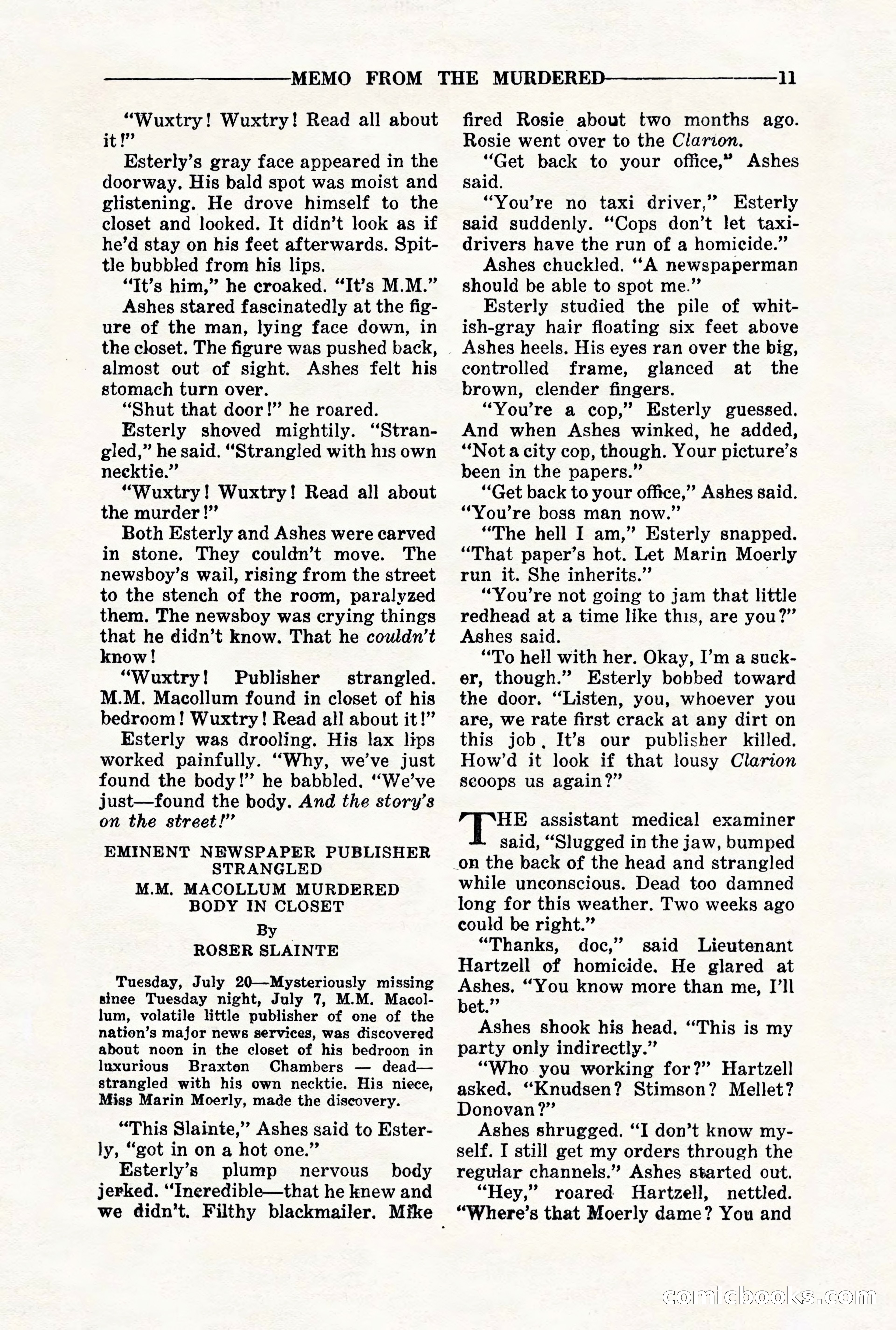 10-Story Detective, November 1942 — page 13 of 116