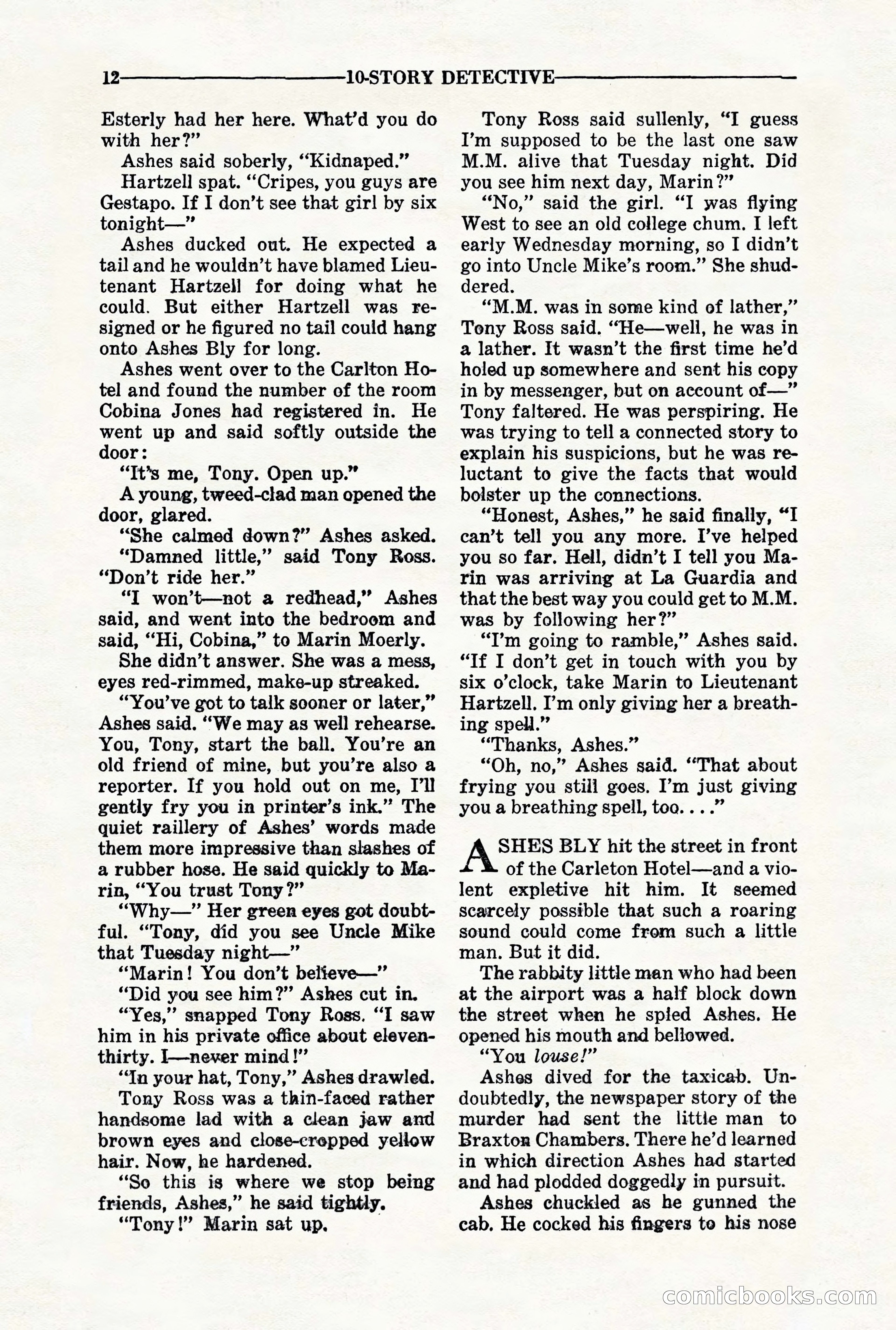 10-Story Detective, November 1942 — page 14 of 116