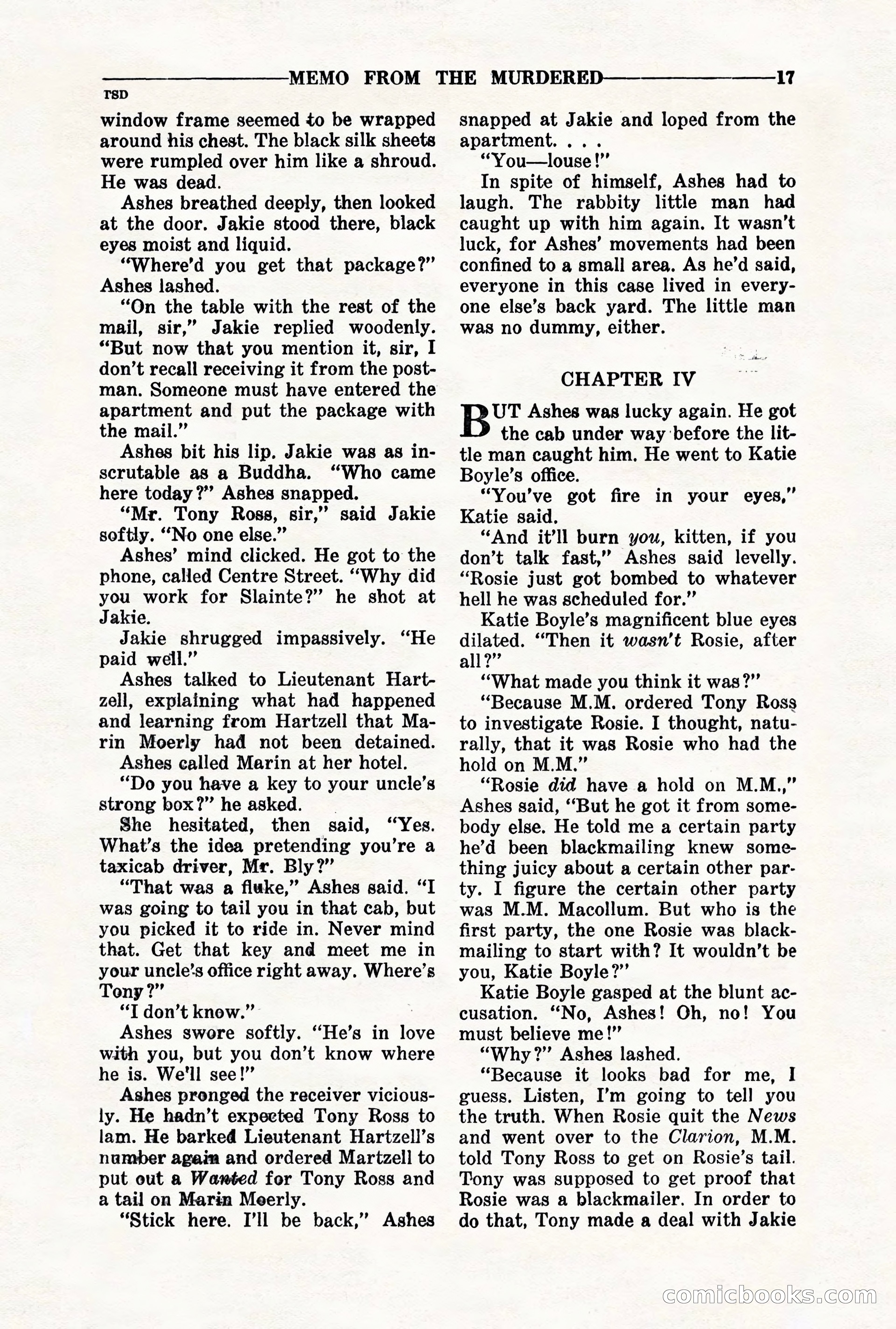 10-Story Detective, November 1942 — page 19 of 116