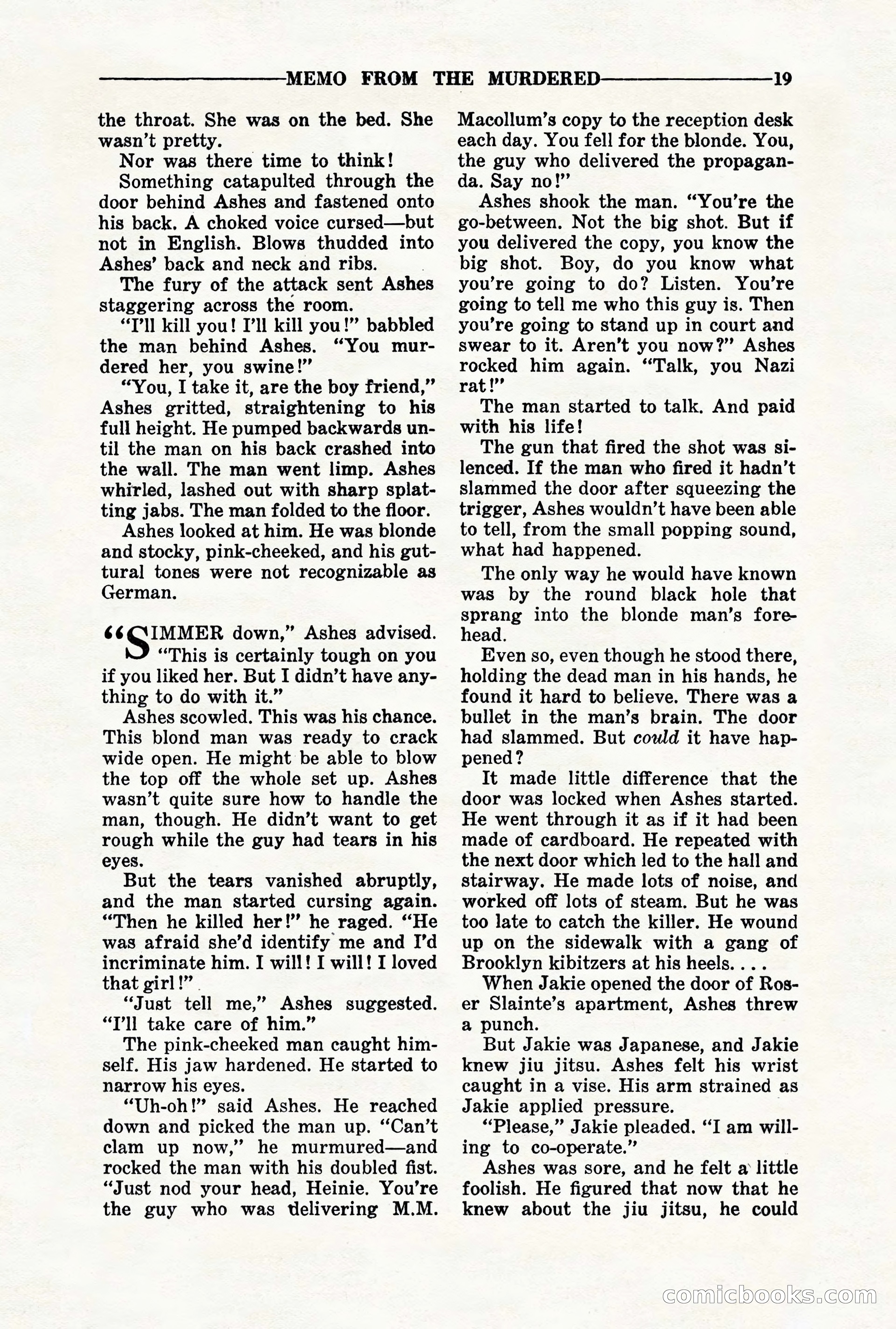 10-Story Detective, November 1942 — page 21 of 116