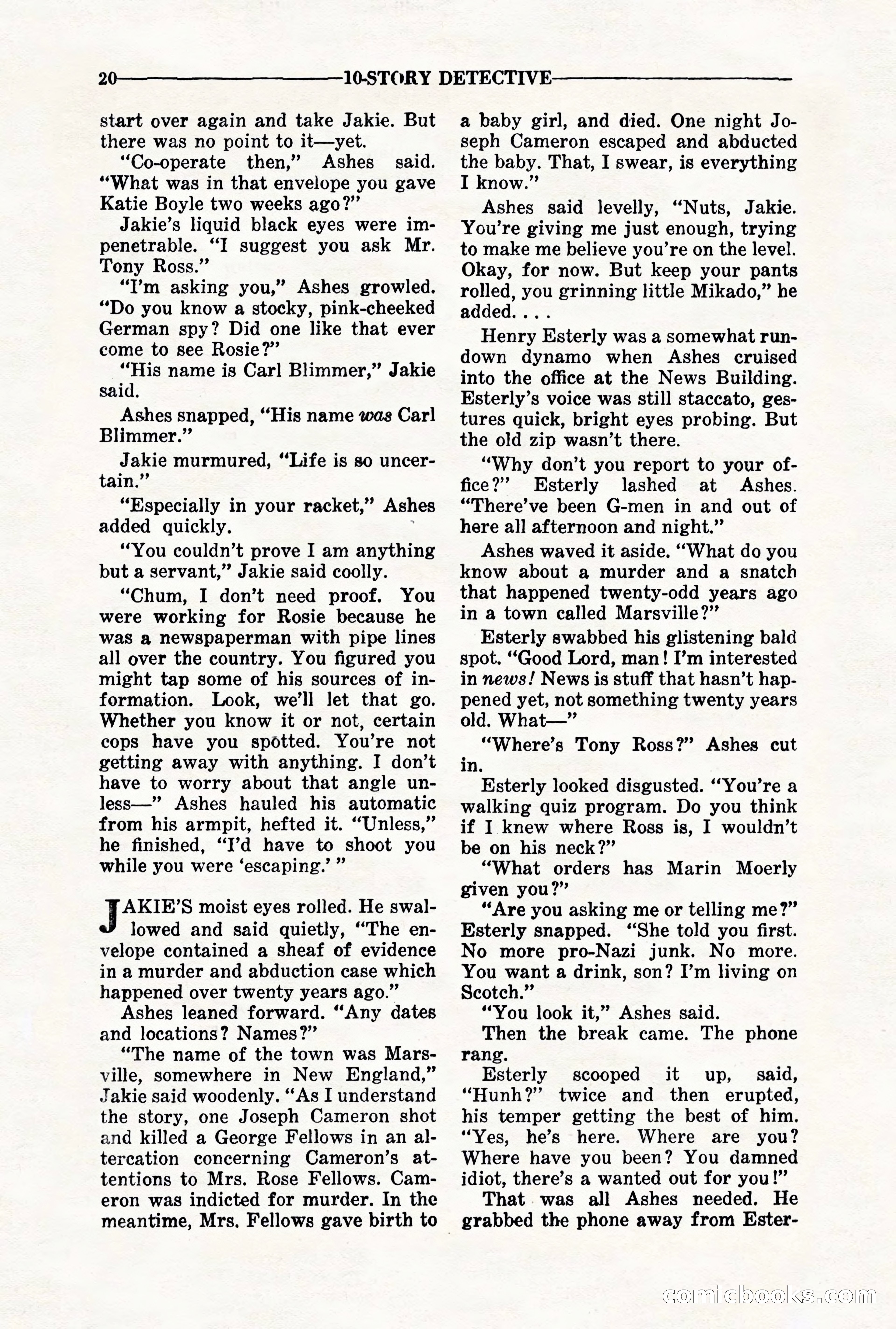 10-Story Detective, November 1942 — page 22 of 116