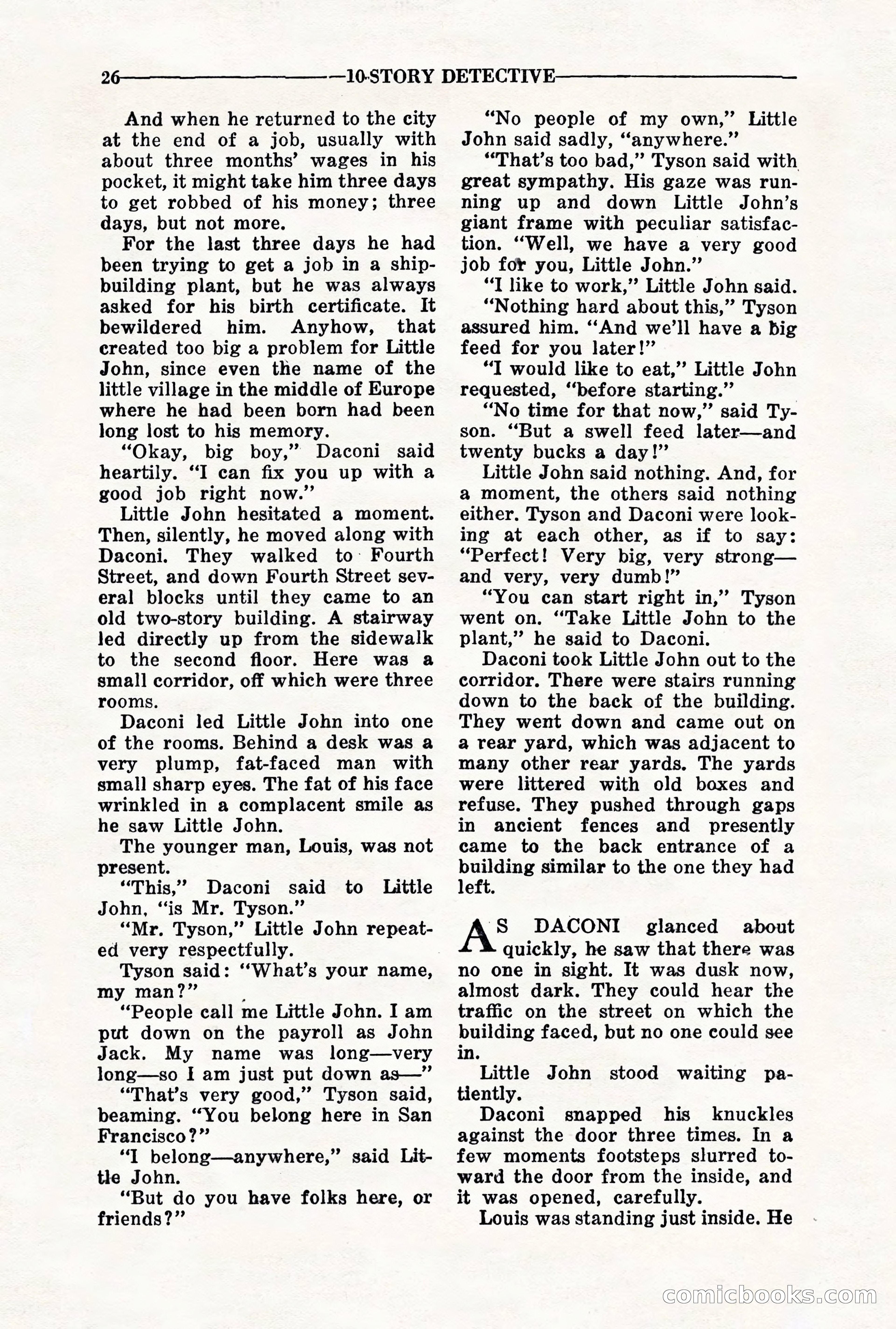 10-Story Detective, November 1942 — page 28 of 116