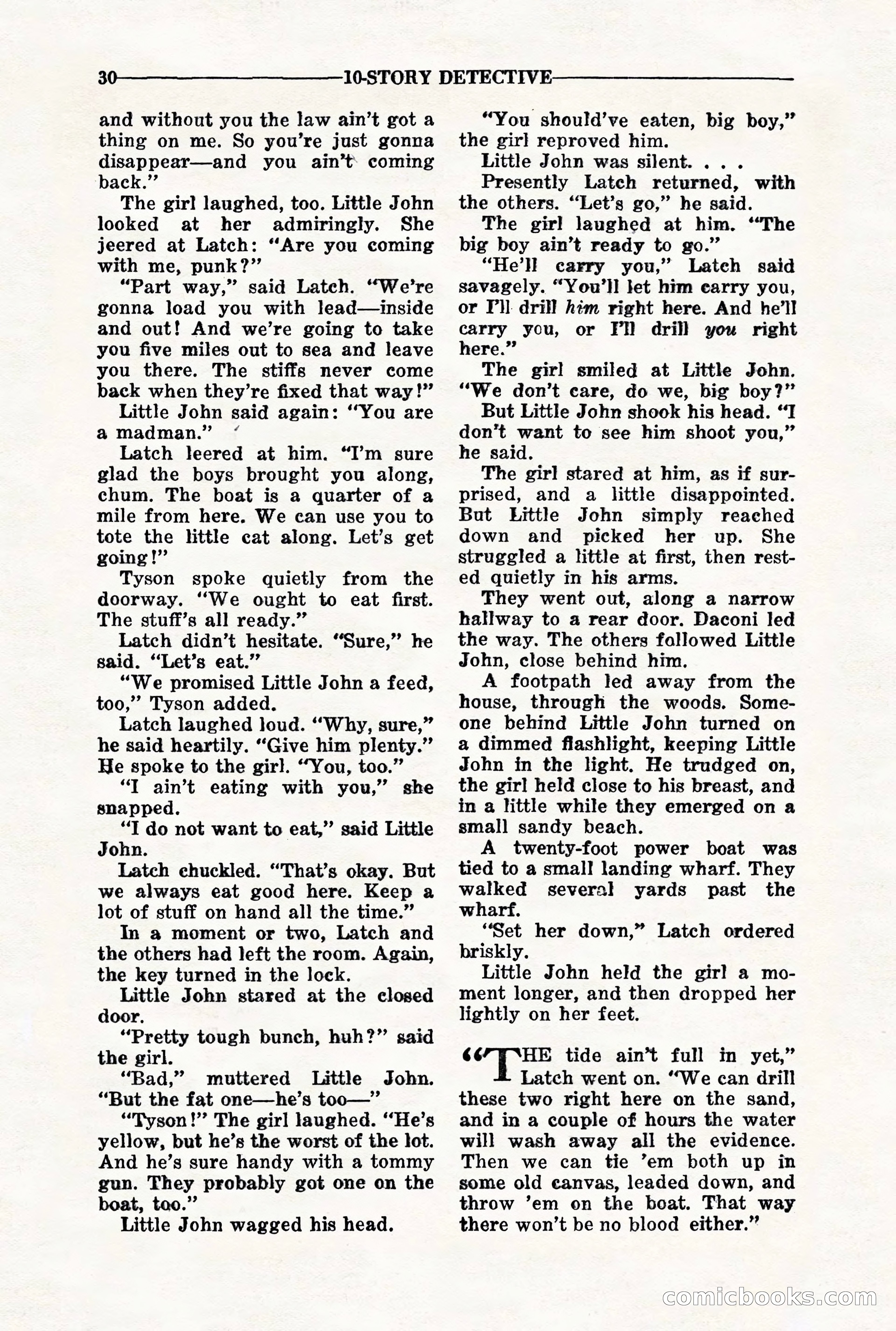 10-Story Detective, November 1942 — page 32 of 116