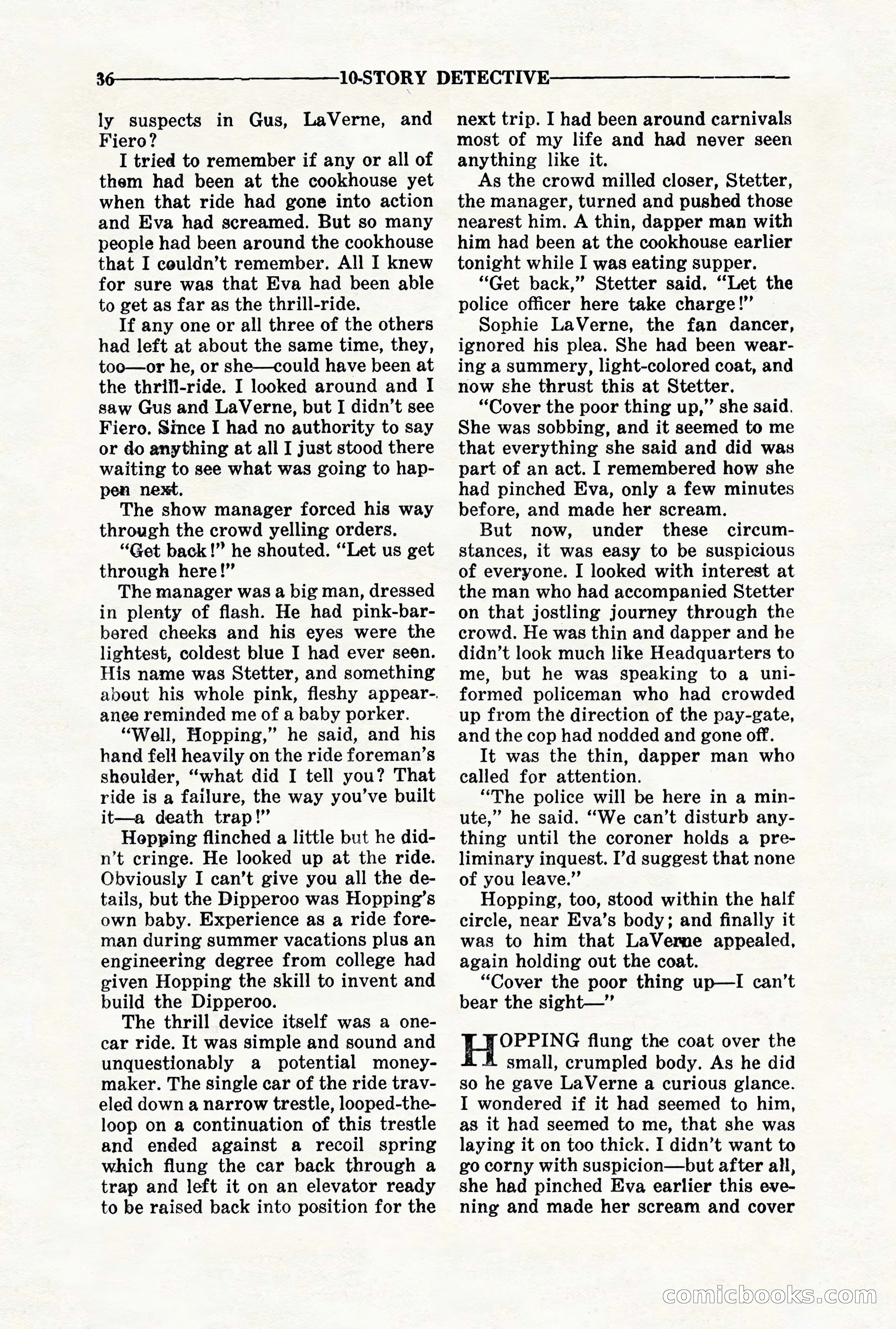 10-Story Detective, November 1942 — page 38 of 116