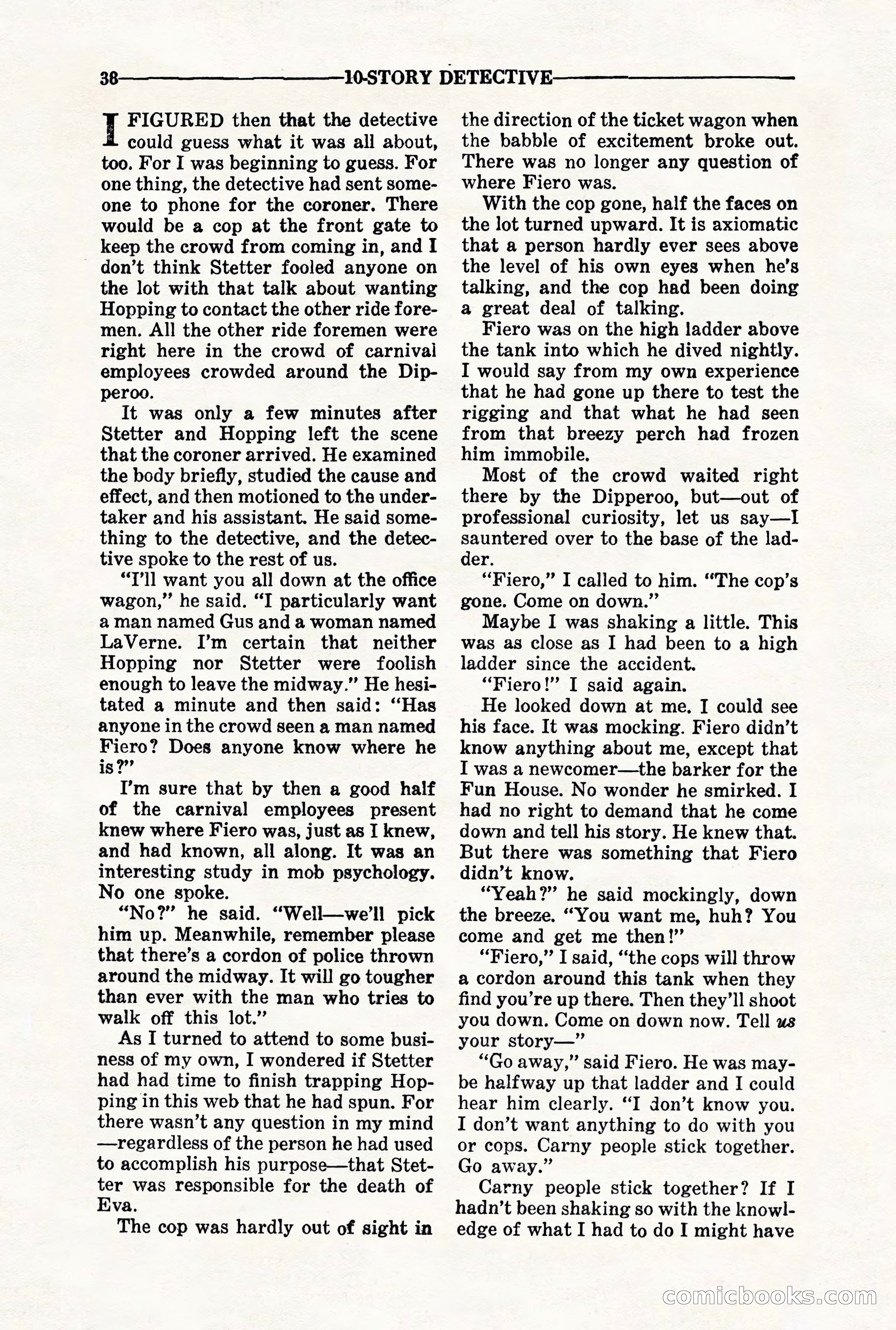 10-Story Detective, November 1942 — page 40 of 116
