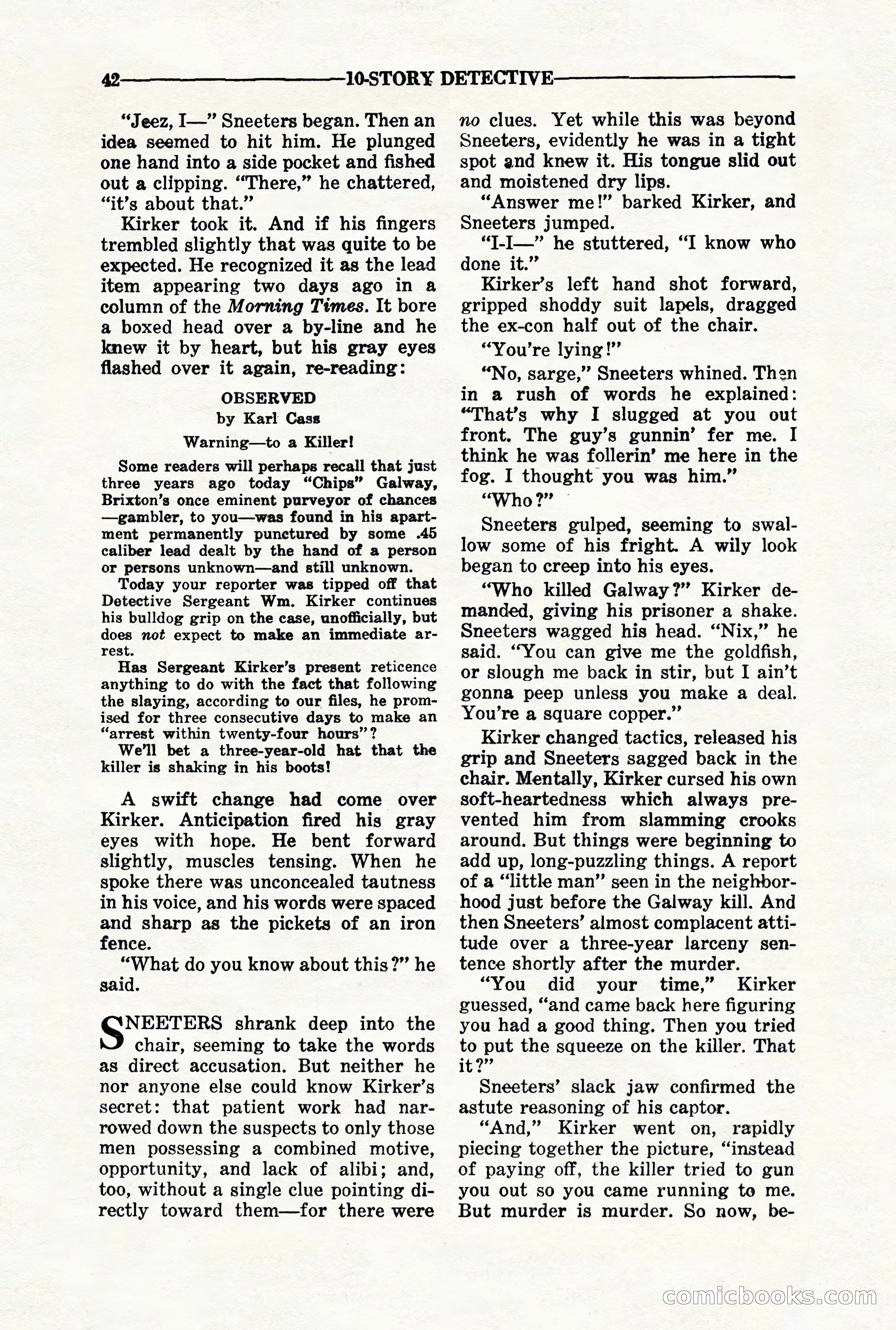 10-Story Detective, November 1942 — page 44 of 116