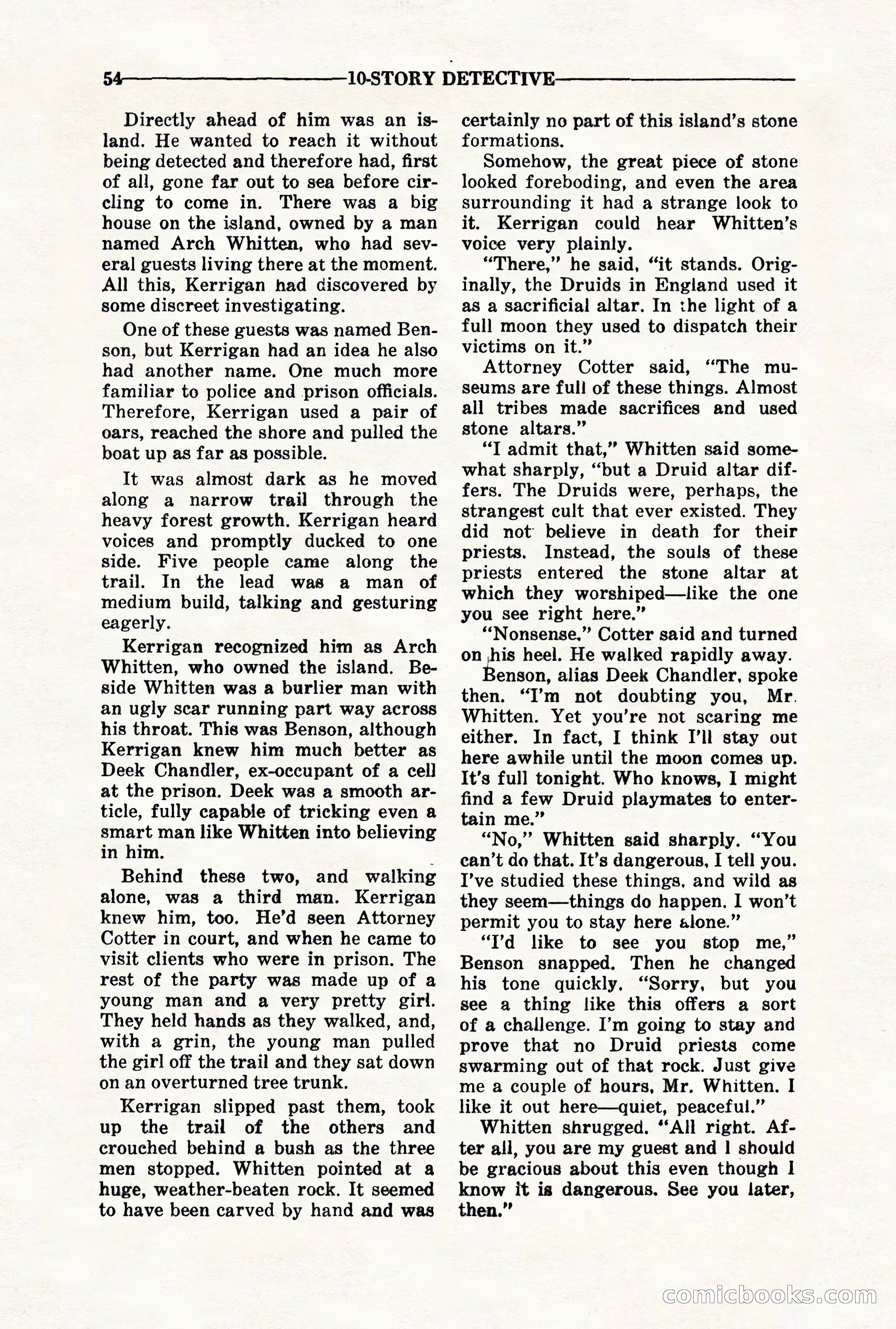 10-Story Detective, November 1942 — page 56 of 116
