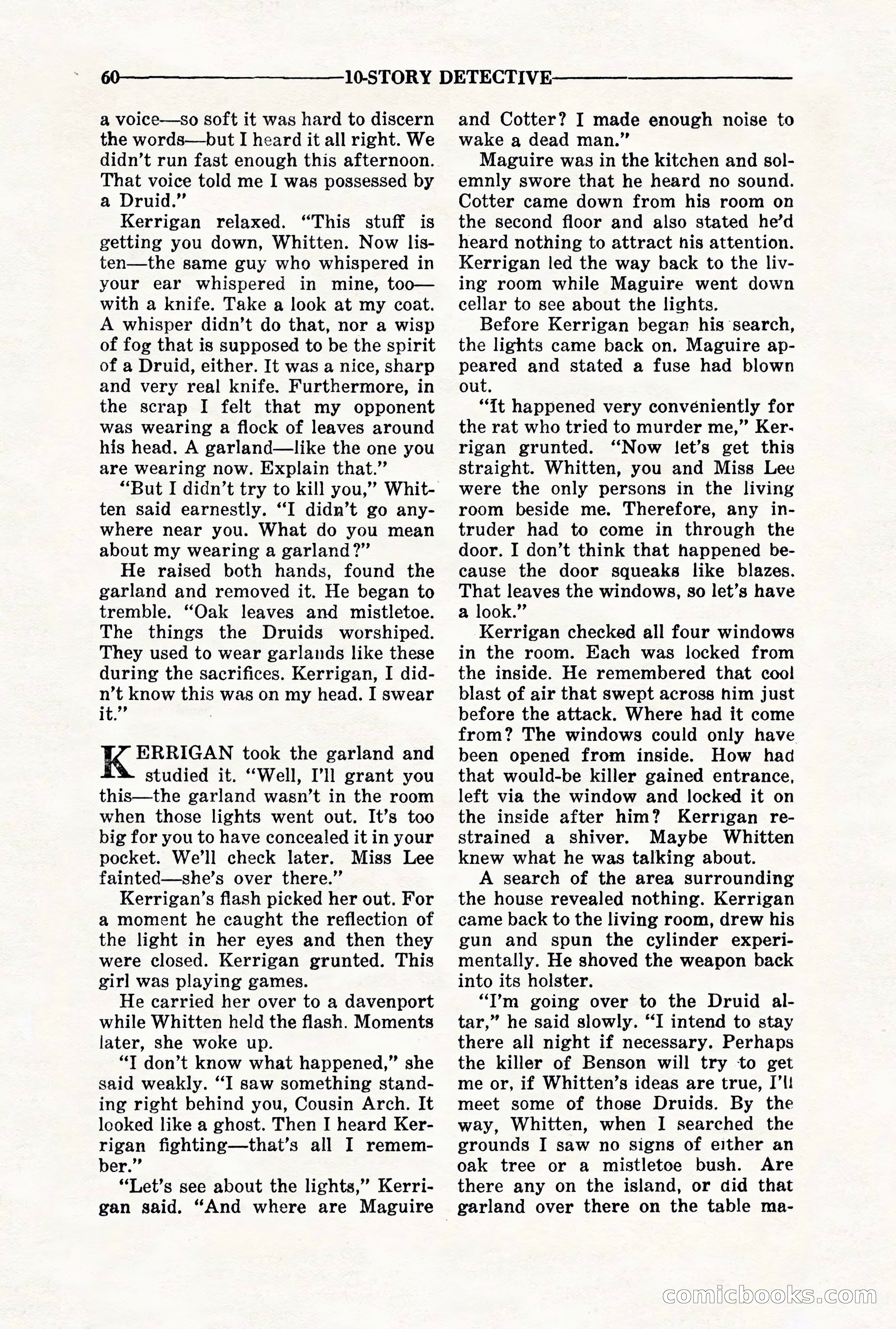 10-Story Detective, November 1942 — page 62 of 116