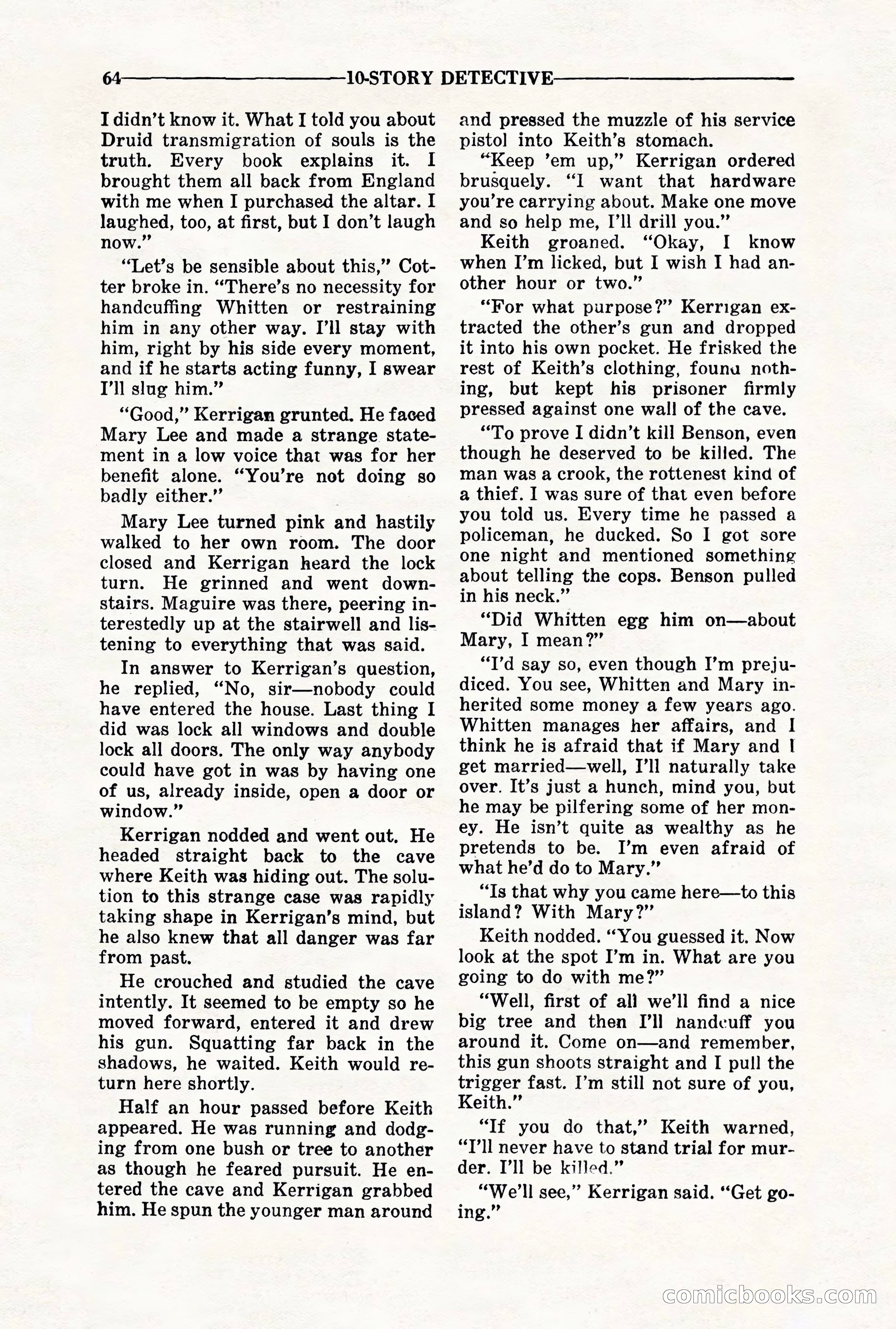 10-Story Detective, November 1942 — page 66 of 116