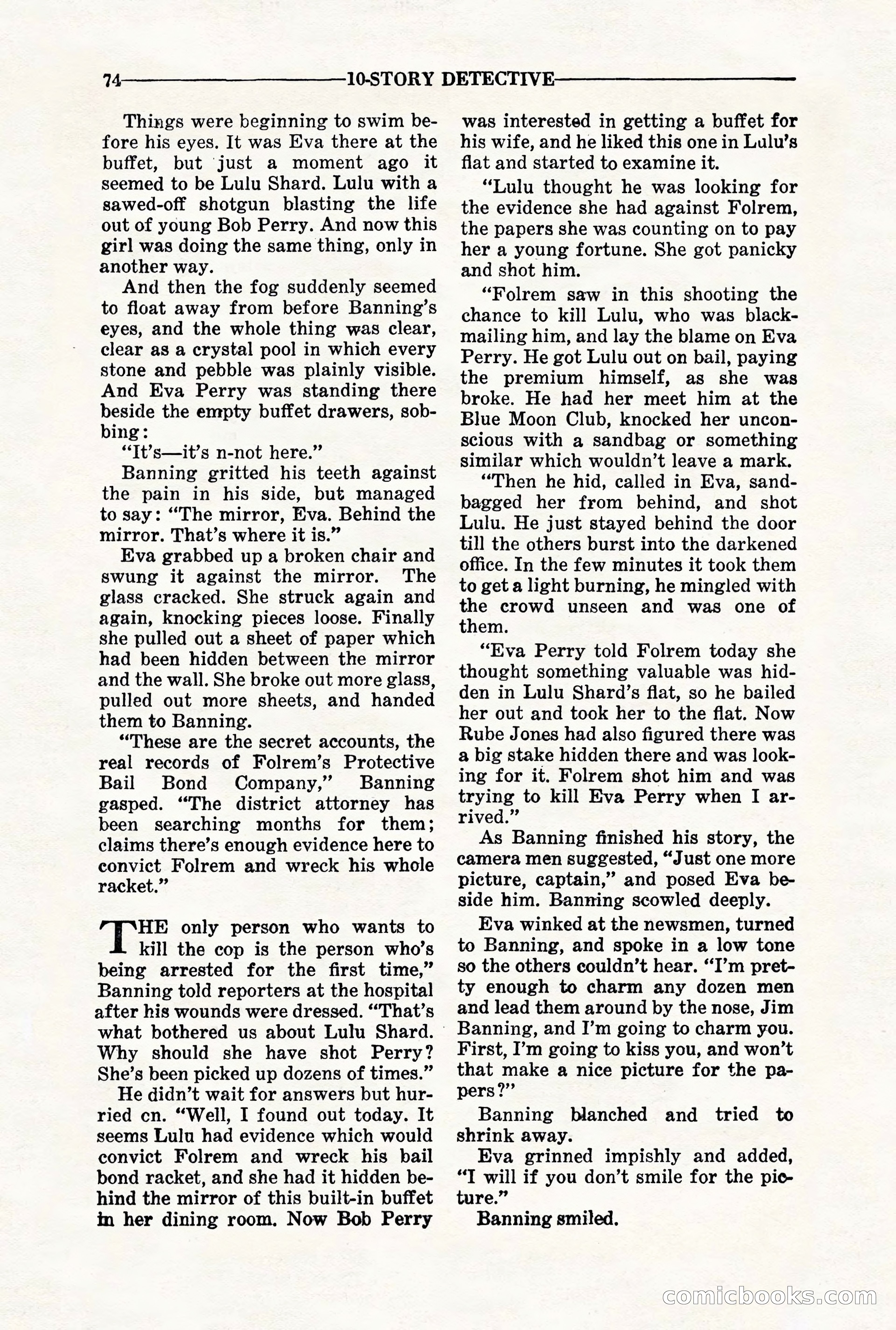 10-Story Detective, November 1942 — page 76 of 116
