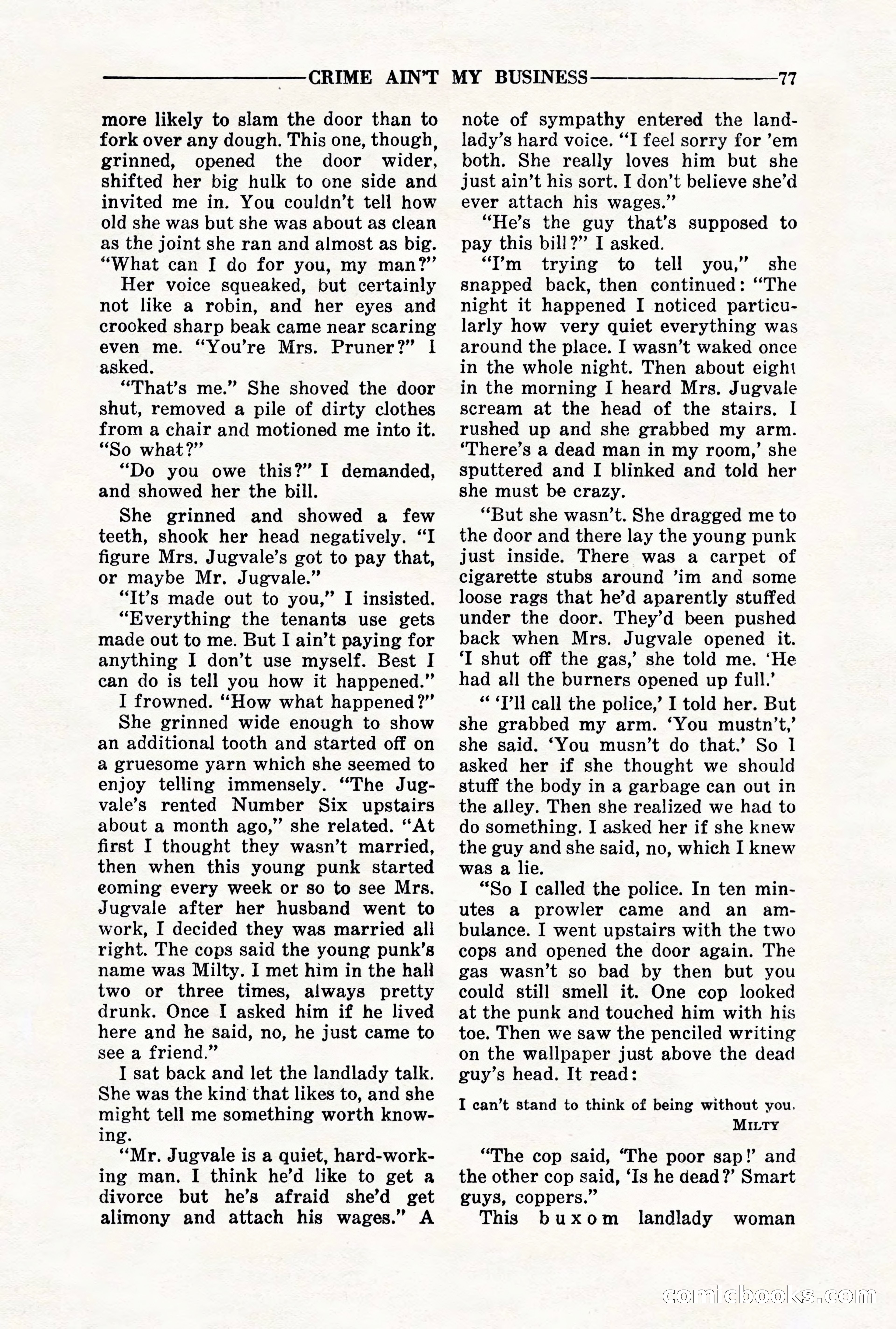 10-Story Detective, November 1942 — page 79 of 116