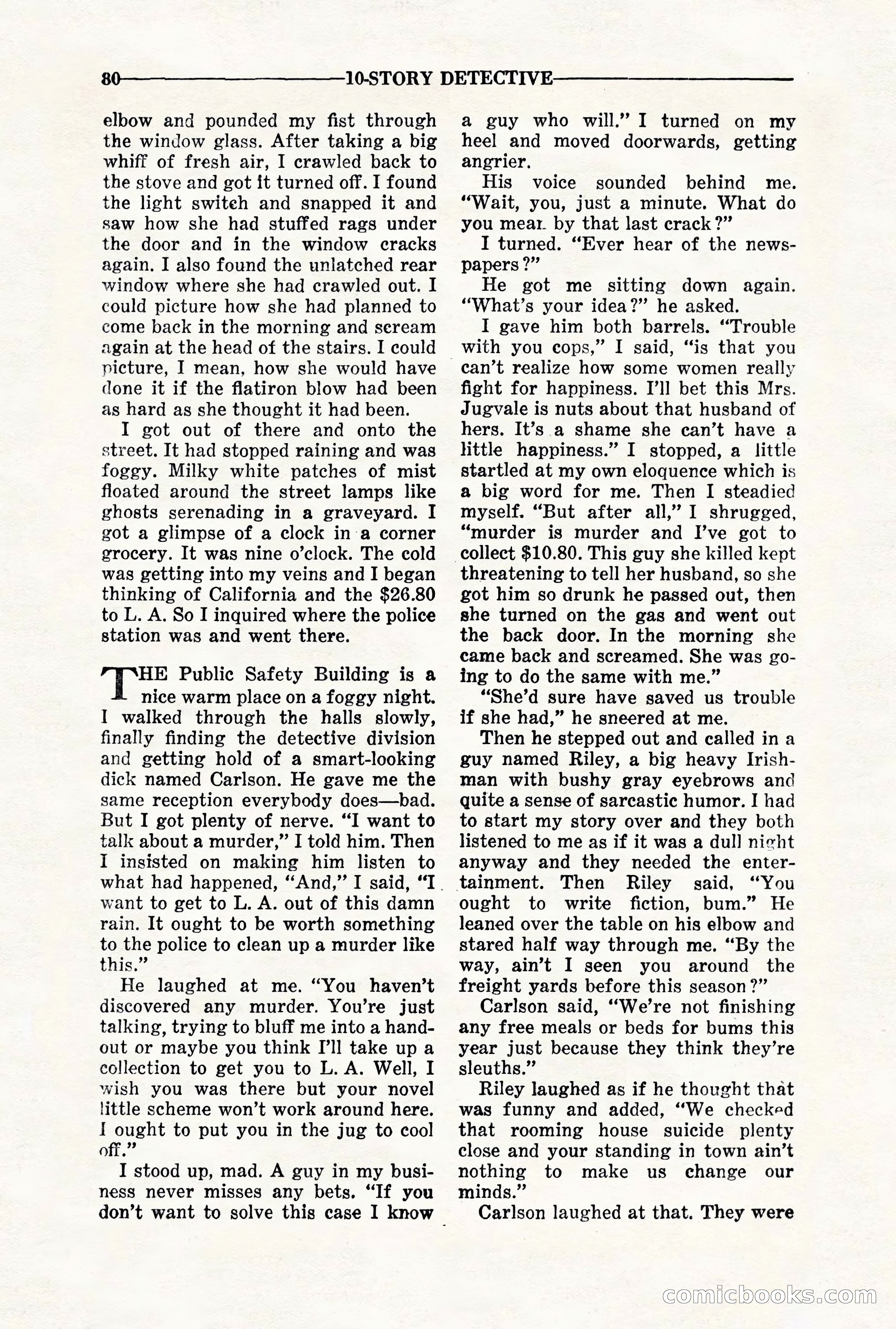 10-Story Detective, November 1942 — page 82 of 116