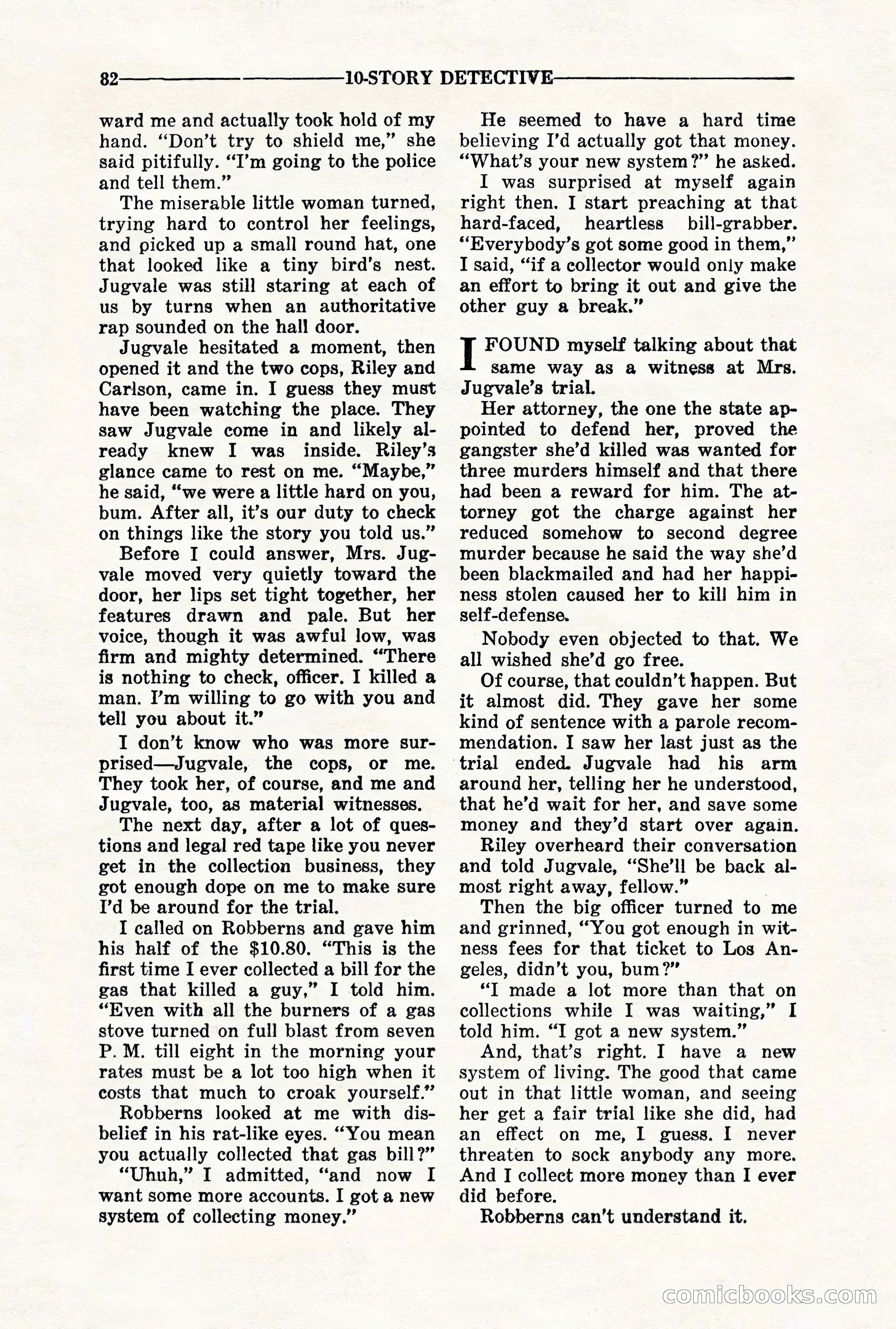 10-Story Detective, November 1942 — page 84 of 116