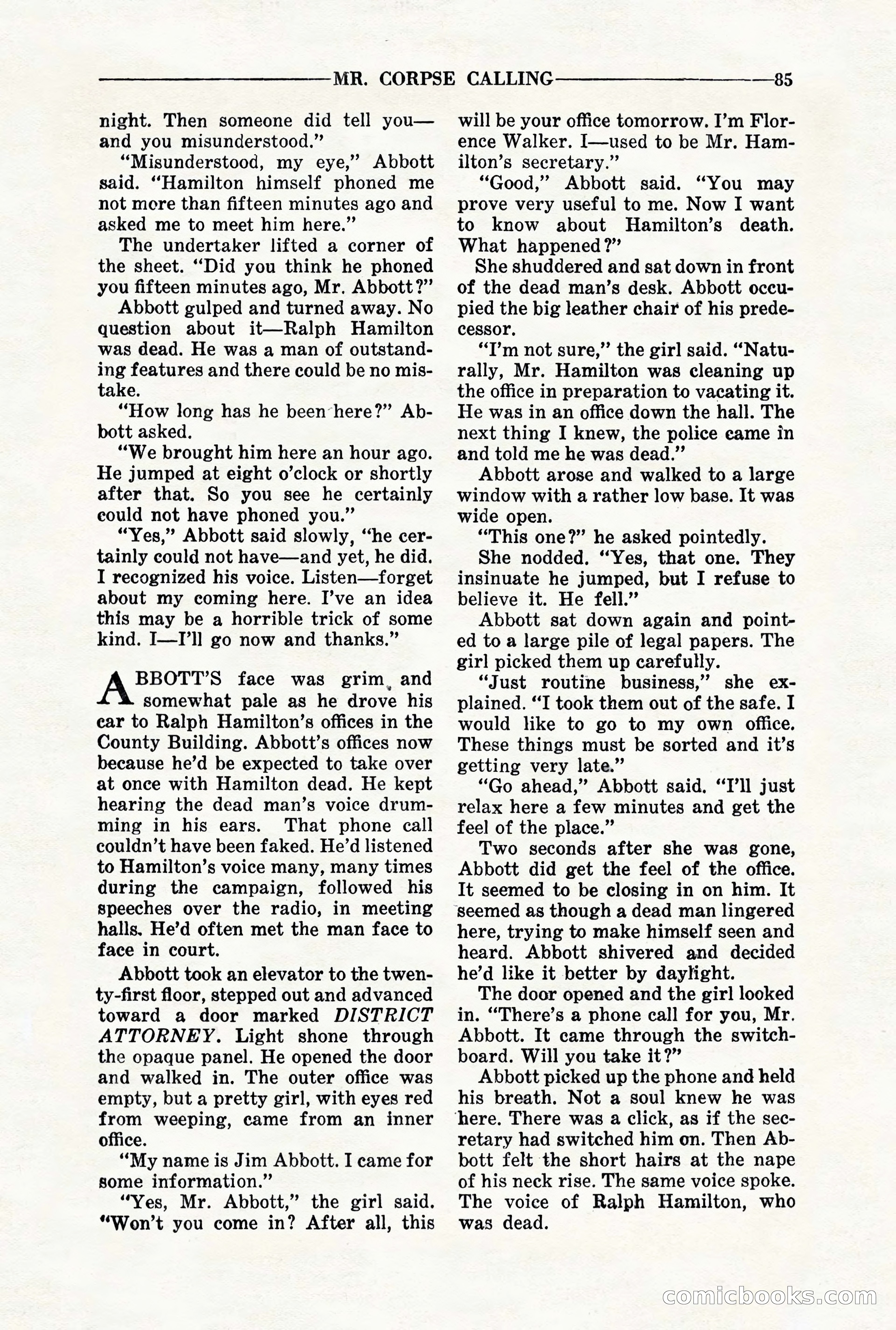 10-Story Detective, November 1942 — page 87 of 116