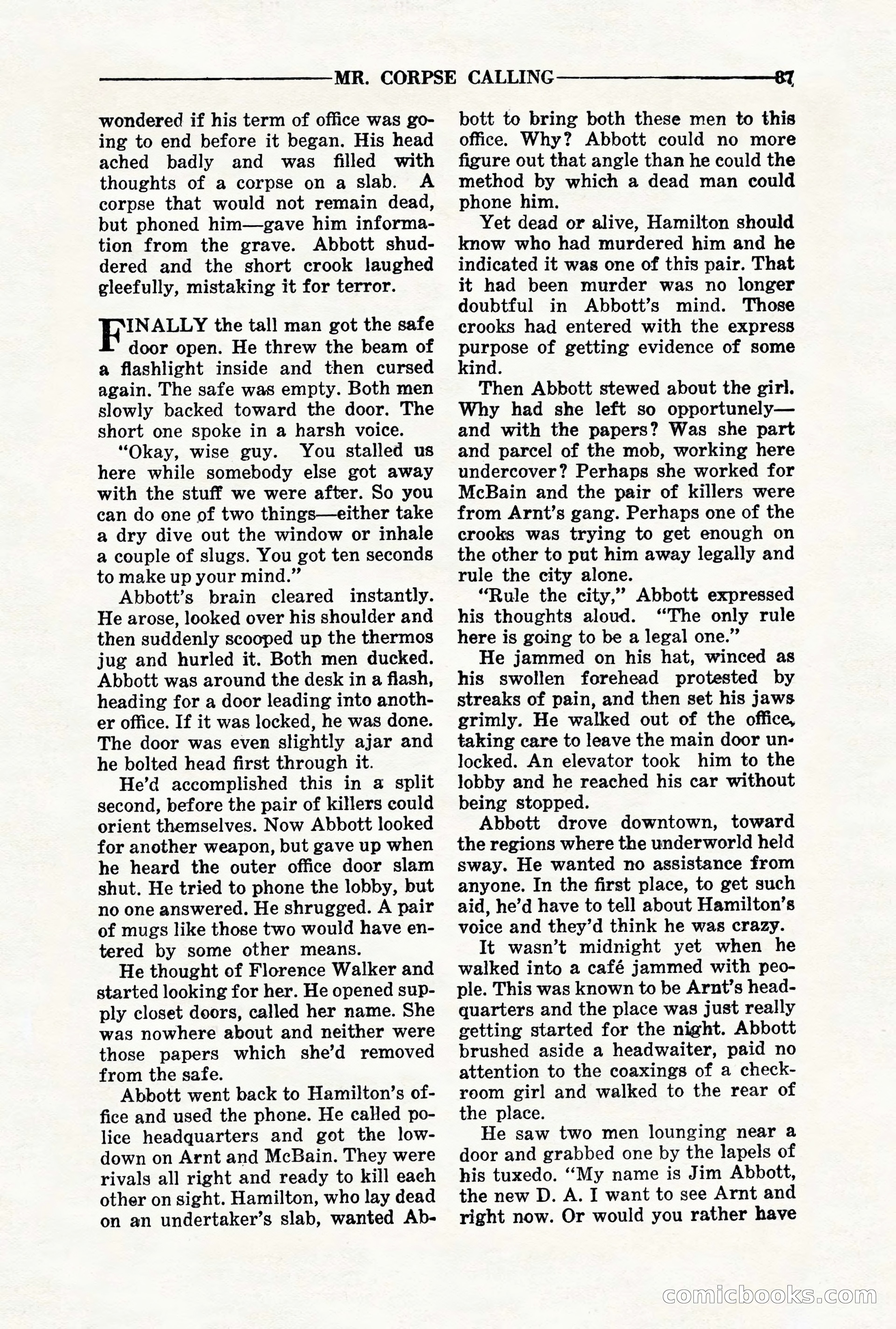 10-Story Detective, November 1942 — page 89 of 116