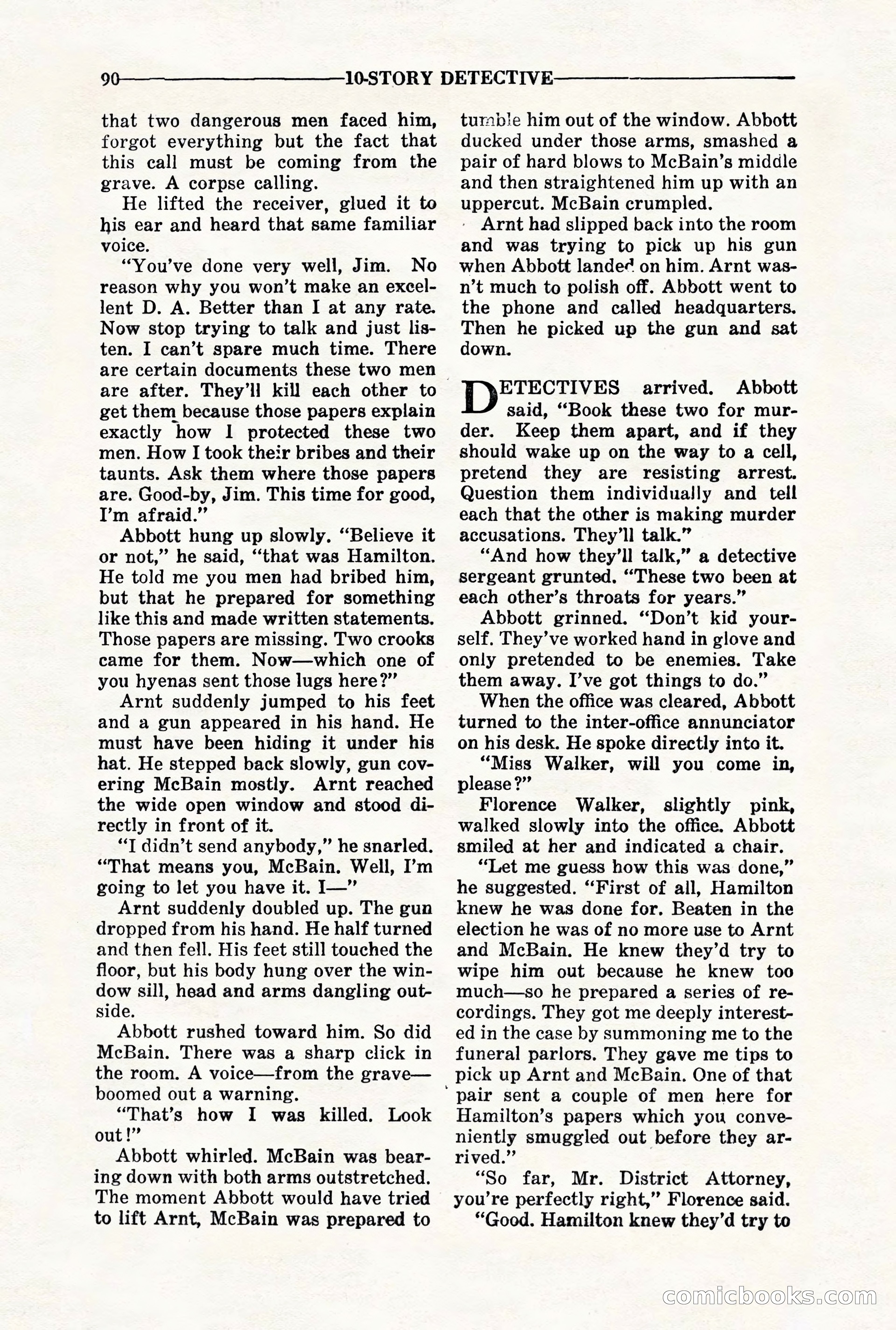 10-Story Detective, November 1942 — page 92 of 116