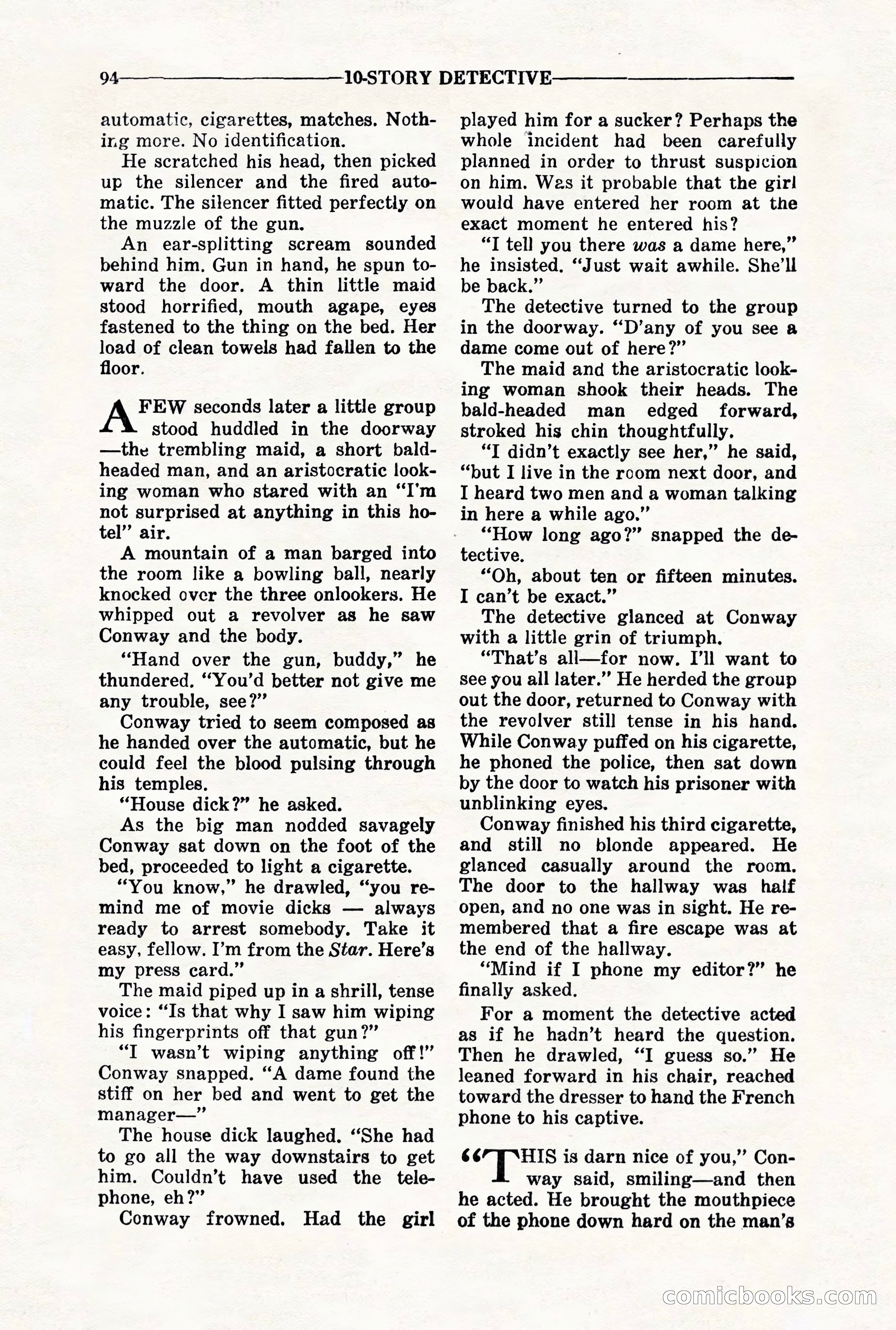 10-Story Detective, November 1942 — page 96 of 116