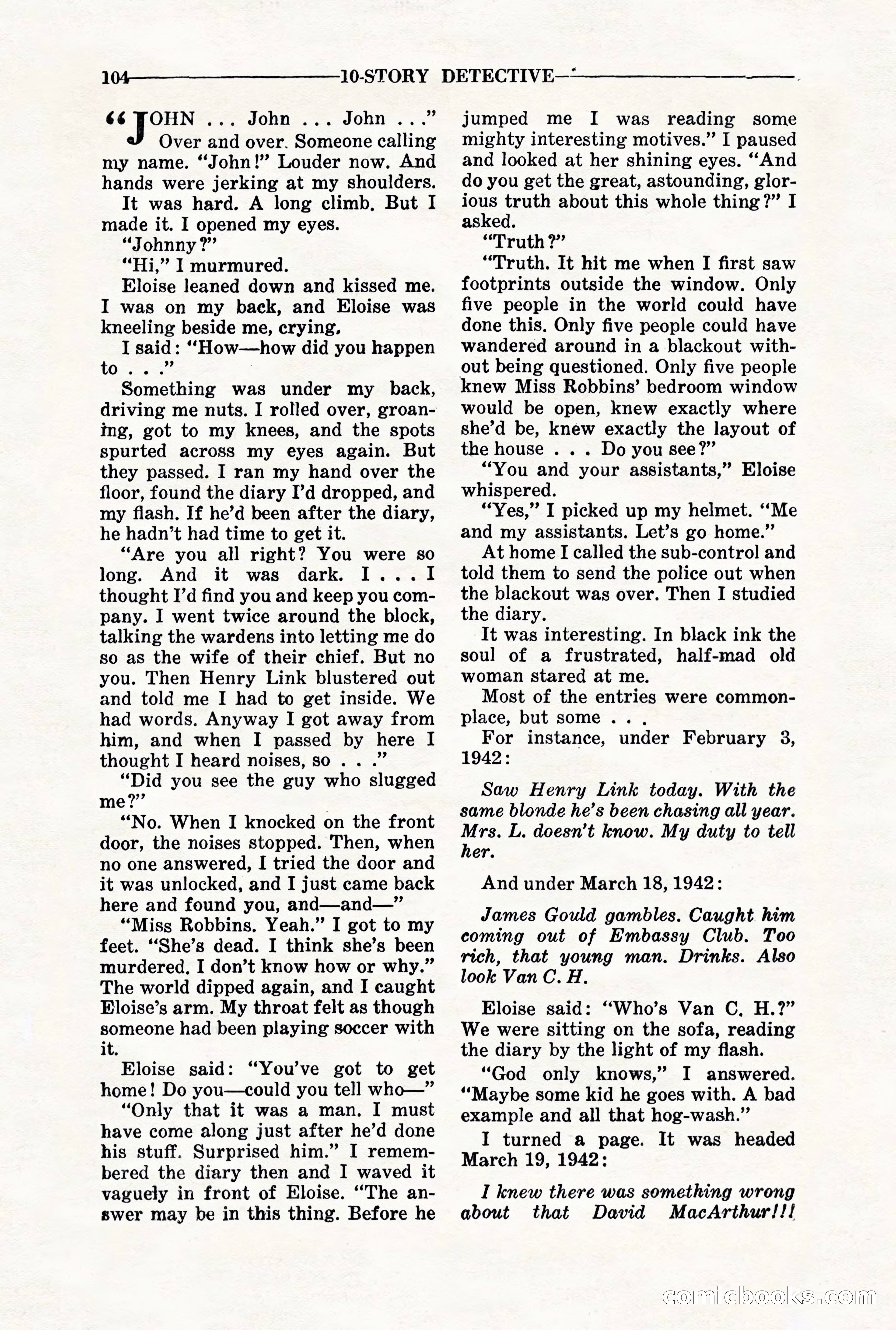 10-Story Detective, November 1942 — page 106 of 116